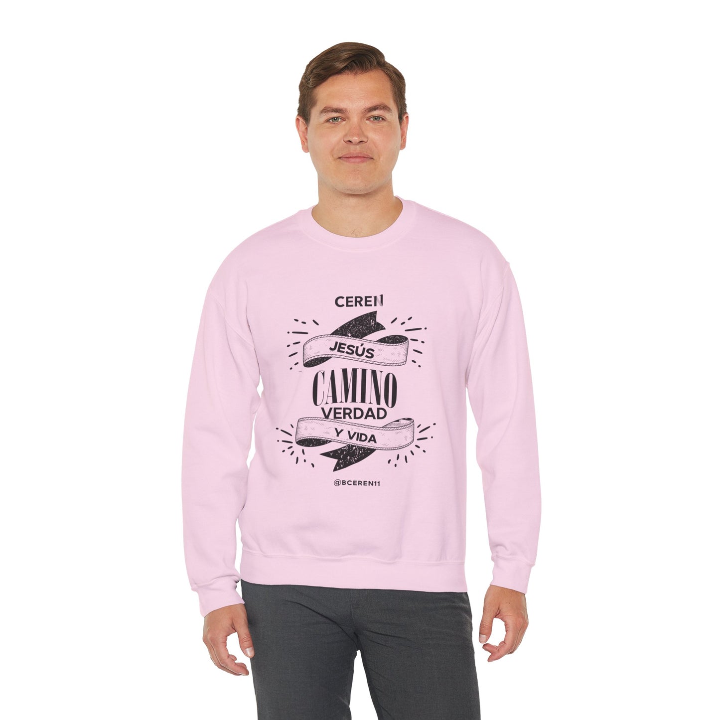 Jesús el Camino - Sweatshirt — Jesús: Cereni Faith Crewneck