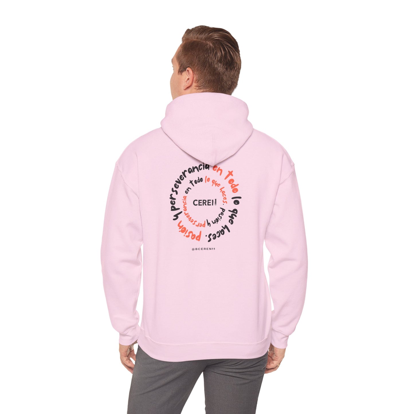Ceren - Con pasión y disciplina - Motivational Hoodie - Unisex Heavy Blend Sweatshirt, Casual Wear, Inspirational Apparel