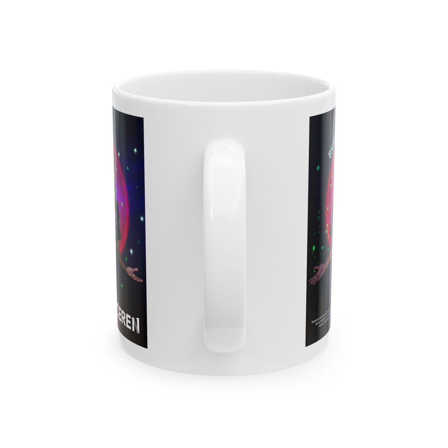 El Juego de las Estrellas MX - Cosmic Cat Ceramic Mug, 11oz, 15oz, Cute Coffee Cup for Birthdays