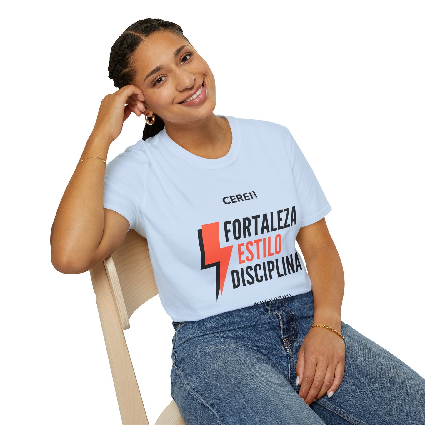 Fortaleza - T-Shirt - Unisex Softstyle Design, Motivation Shirt, Fitness Apparel