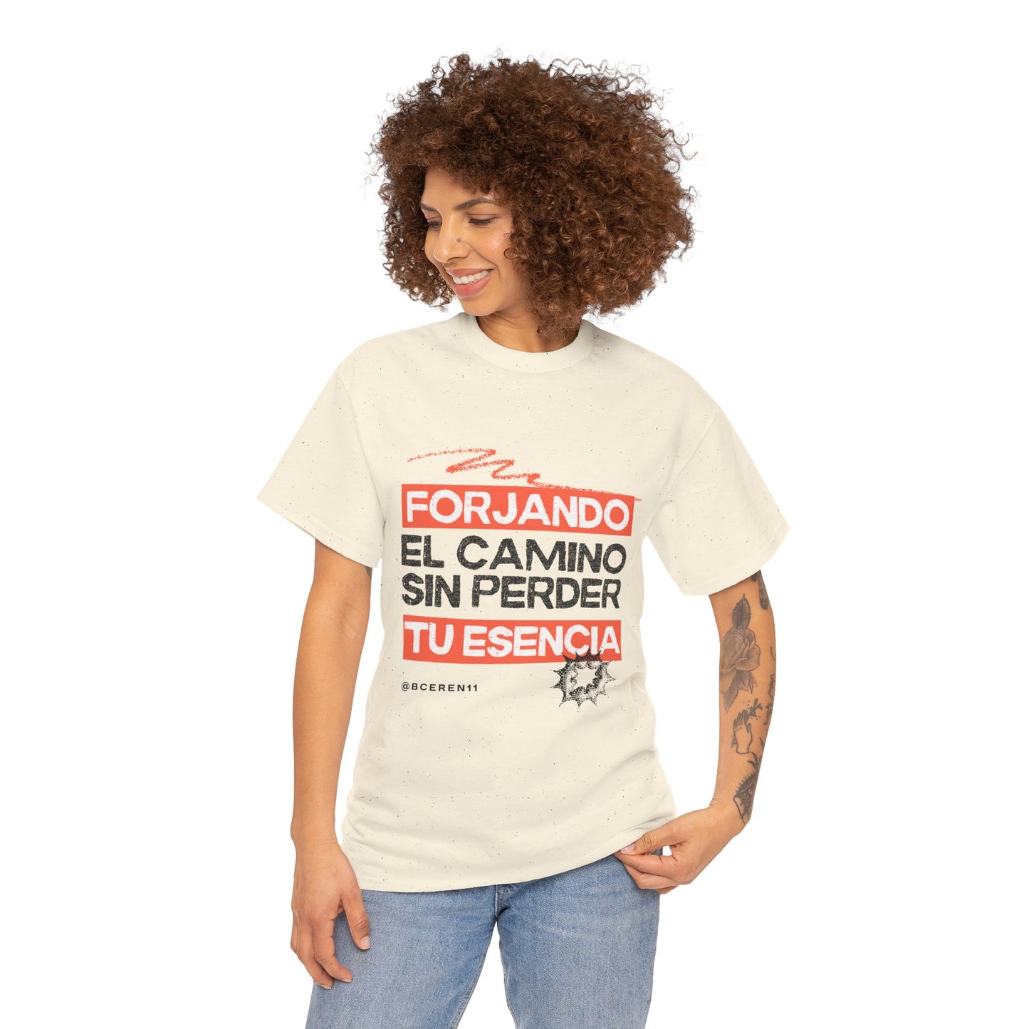 Esencia - Motivational Sports Tee - Spanish Inspirational Design