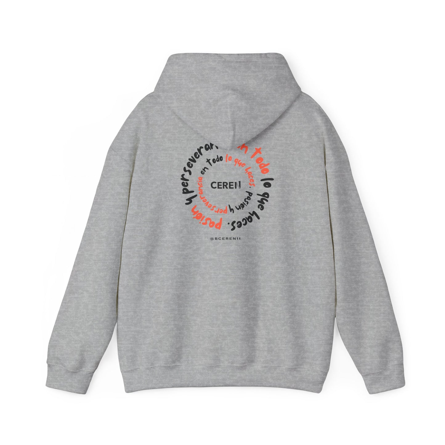 Ceren - Con pasión y disciplina - Motivational Hoodie - Unisex Heavy Blend Sweatshirt, Casual Wear, Inspirational Apparel