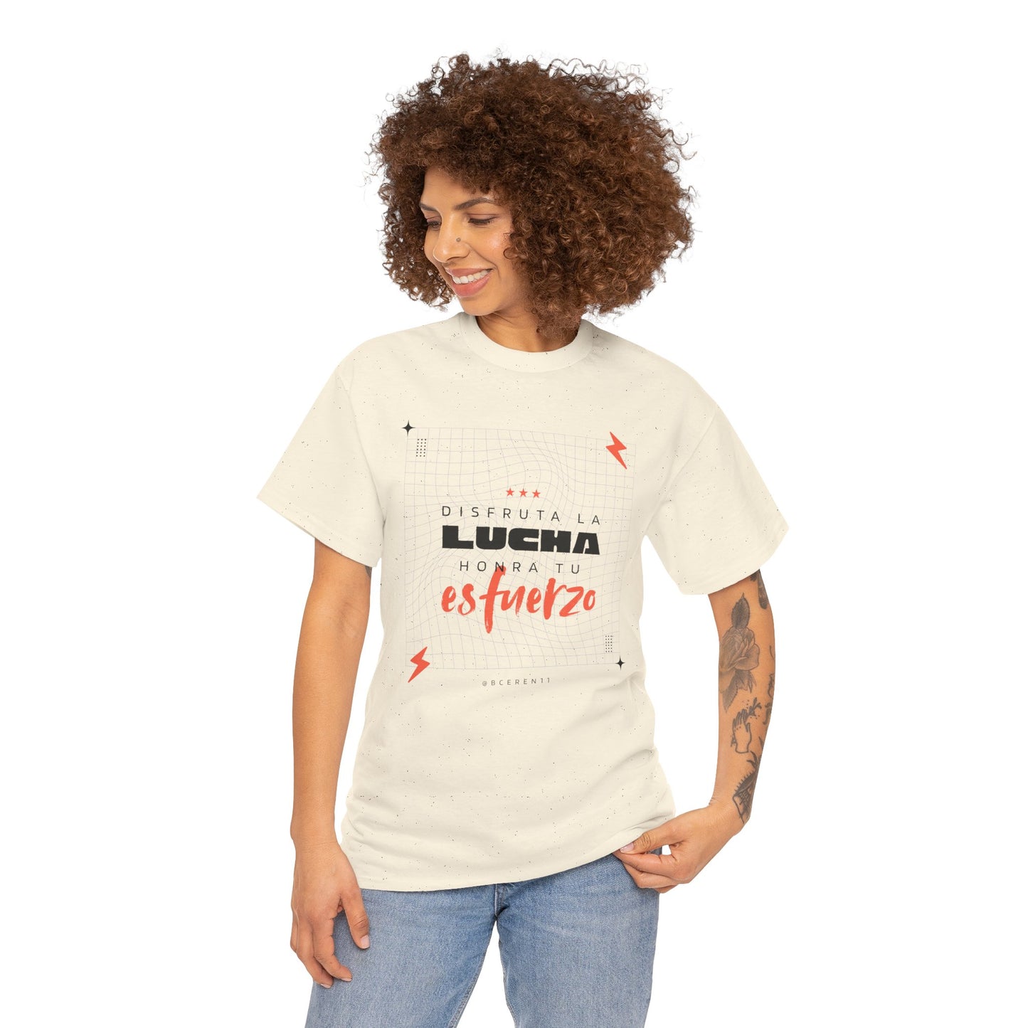 Disfruta la lucha - Motivational T-Shirt, Unisex Casual Wear, Gift for Fitness Enthusiasts