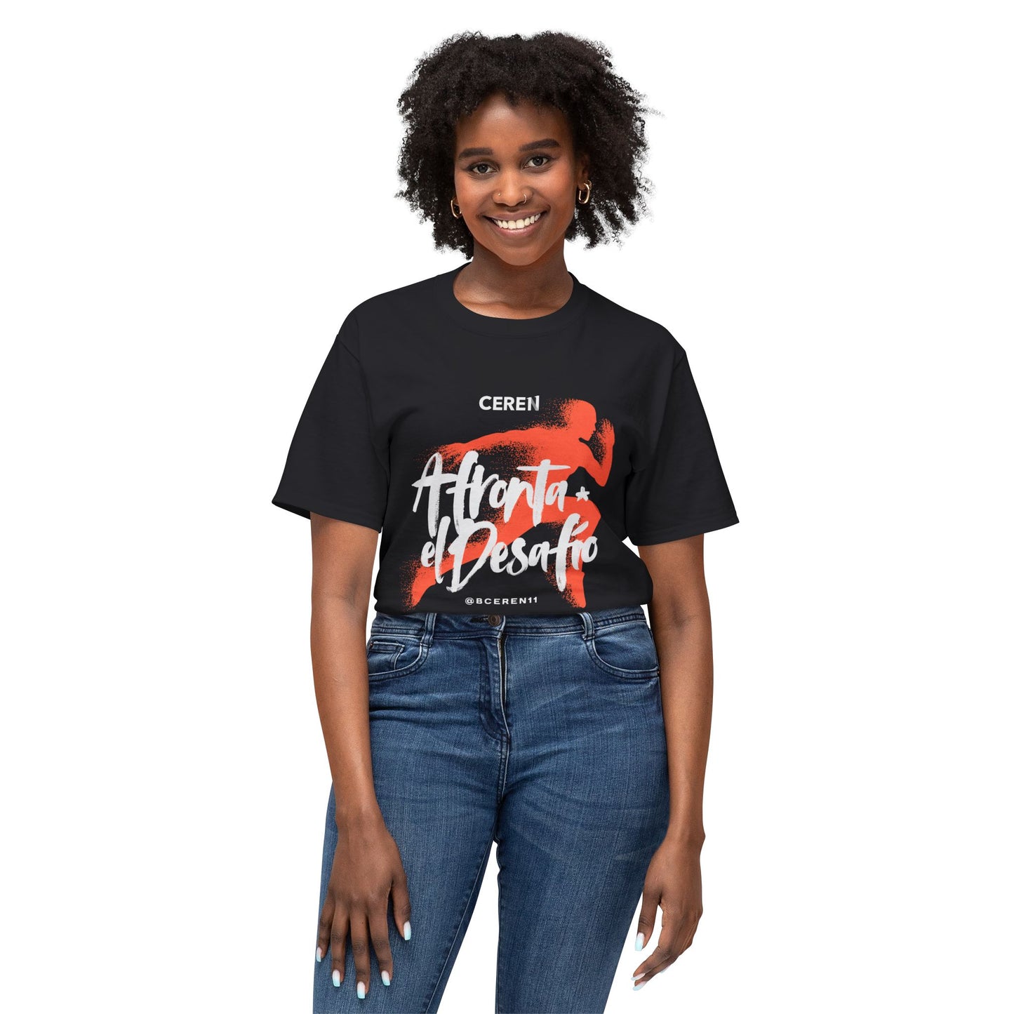 Afronta el desafío - CEREN11 - Unisex HD Cotton T-Shirt | Motivational Tee, Fitness Apparel, Gift for Athletes, Sportswear