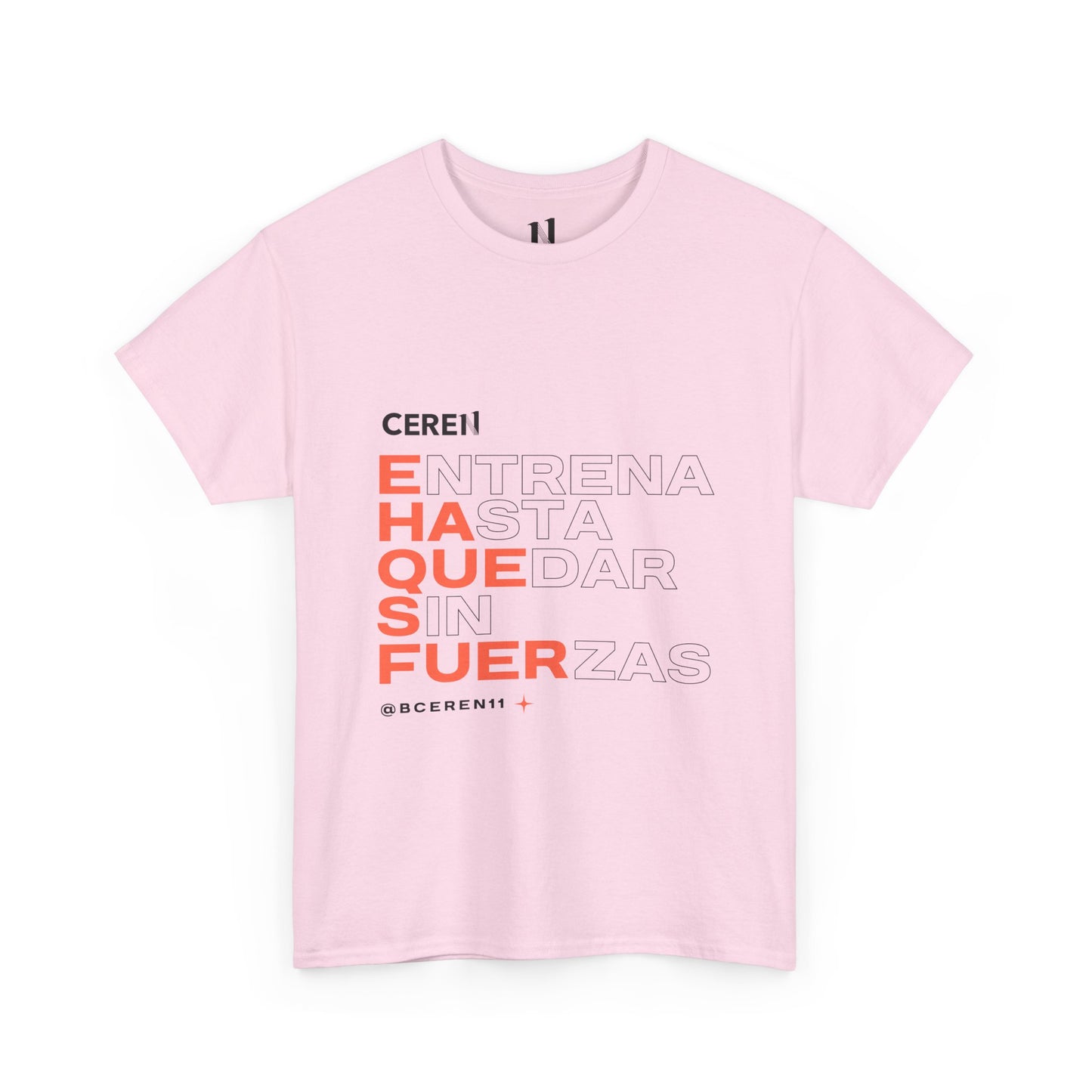 Hasta quedar sin fuerzas - Motivational Unisex Heavy Cotton Tee, Inspirational Quote T-Shirt, Casual Wear, Gift for Friends