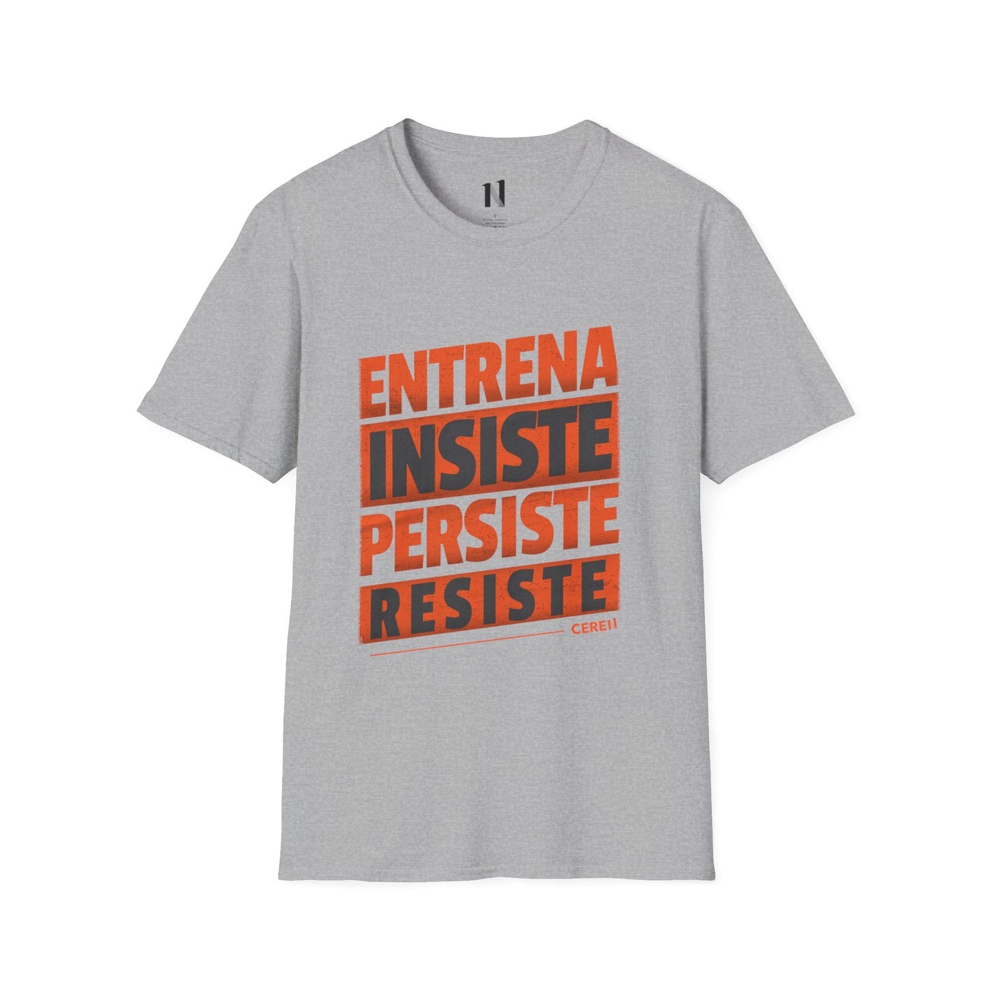 'Entrena - Resiste' - Inspirational Gift for Fitness Lovers, Gym Wear, Casual Style