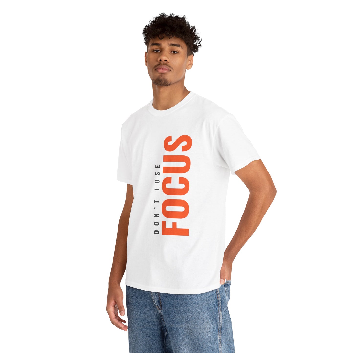 'Don't Lose Focus' Design - Motivational T-Shirt, Gift for Students, Fitness Enthusiasts, Mindfulness