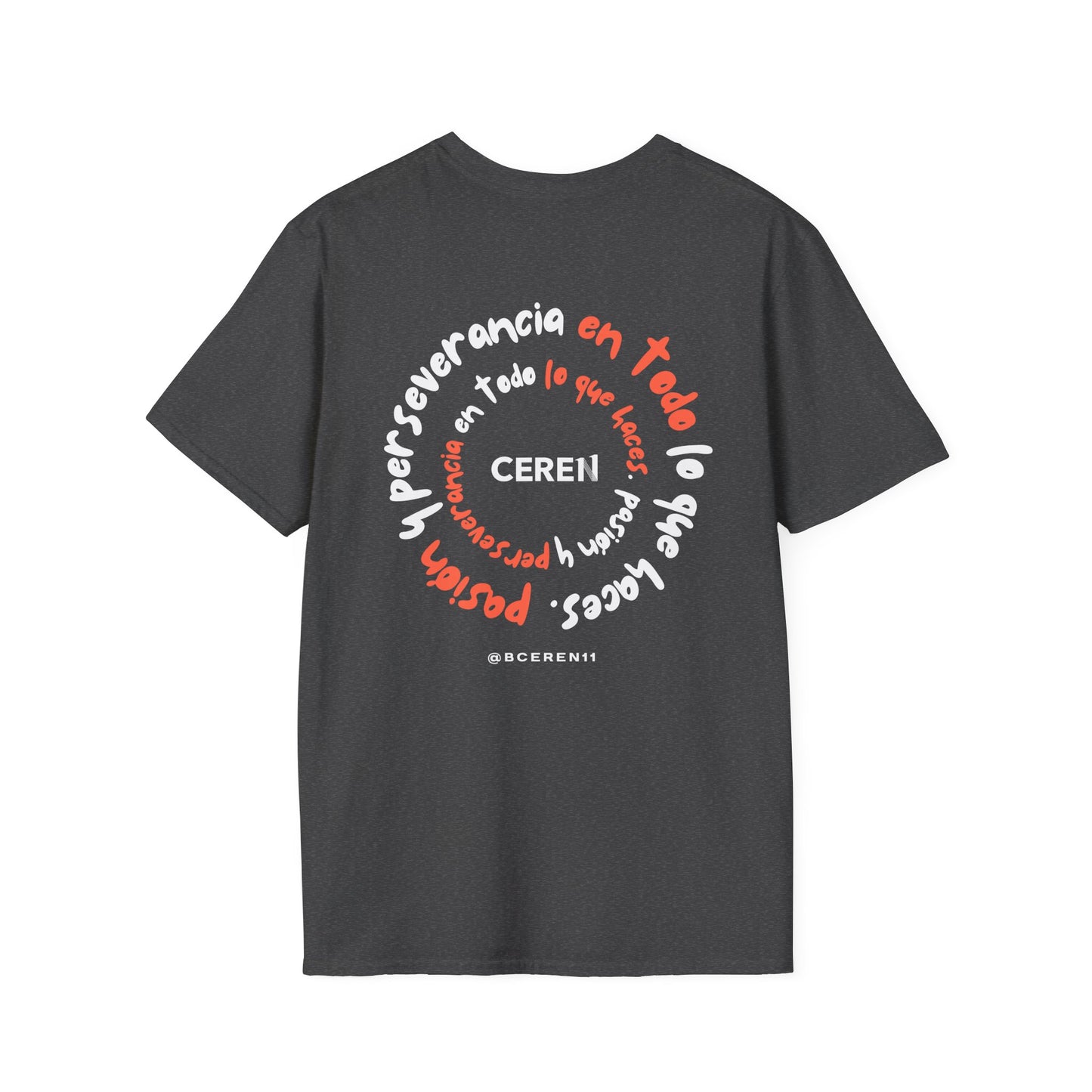Pasión en todo lo que hagas - T-Shirt for Motivation, Inspirational Tee for Dreamers, Unisex Softstyle Tee
