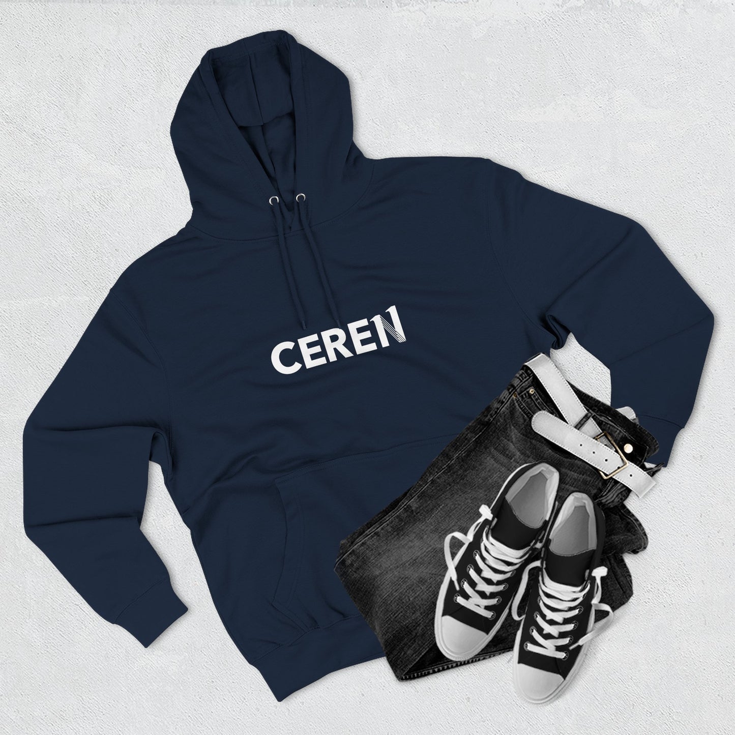 Pasión en todo - Ceren - Motivational Fleece Hoodie, Inspirational Hooded Sweatshirt, Perfect Gift for Students