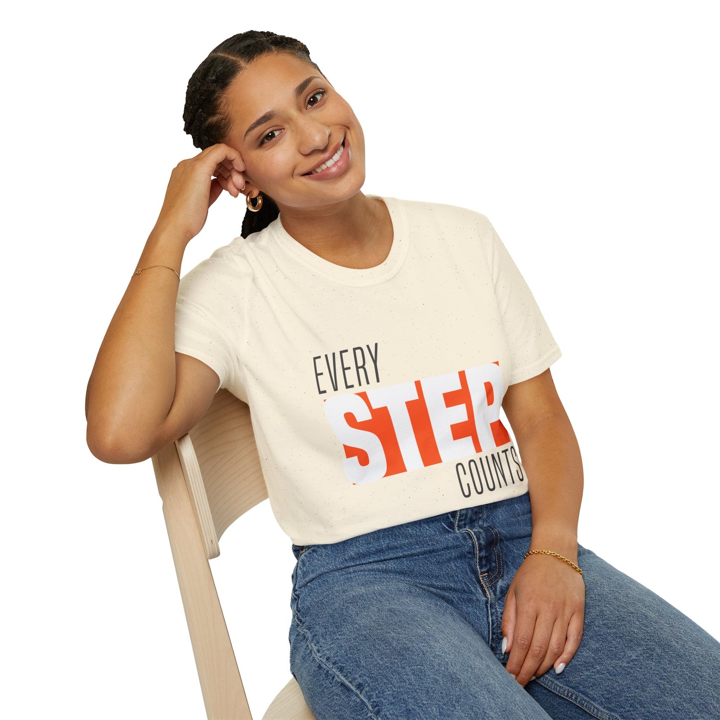 Every Step Counts, Motivational Gift, Fitness Gear, Unisex Apparel, Everyday Wear