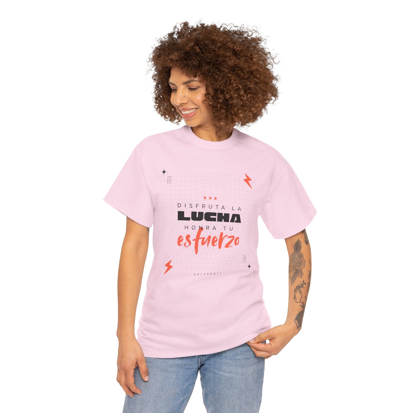 Disfruta la lucha - Motivational T-Shirt, Unisex Casual Wear, Gift for Fitness Enthusiasts