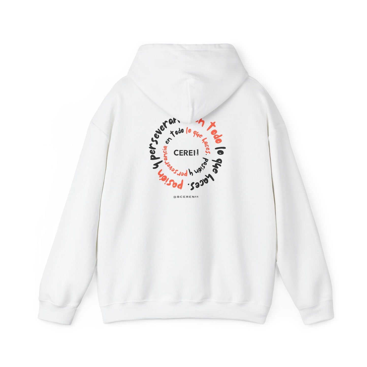 Ceren - Con pasión y disciplina - Motivational Hoodie - Unisex Heavy Blend Sweatshirt, Casual Wear, Inspirational Apparel
