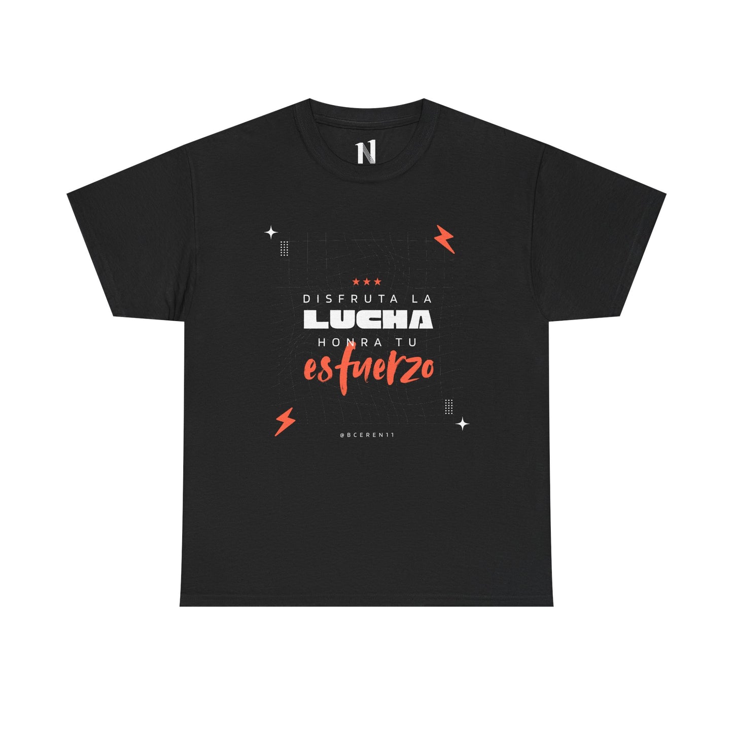 Disfruta la lucha, honra tu esfuerzo - Empowering Unisex Heavy Cotton Tee, Motivational Shirt, Everyday Inspiration, Celebratory Apparel