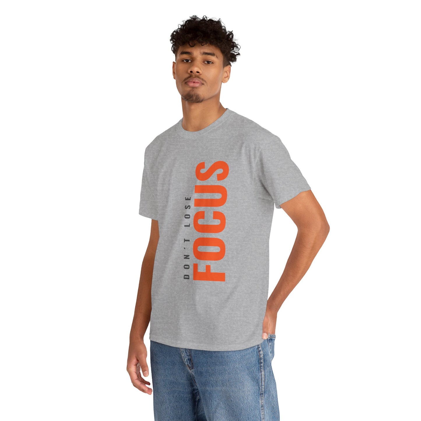 'Don't Lose Focus' Design - Motivational T-Shirt, Gift for Students, Fitness Enthusiasts, Mindfulness