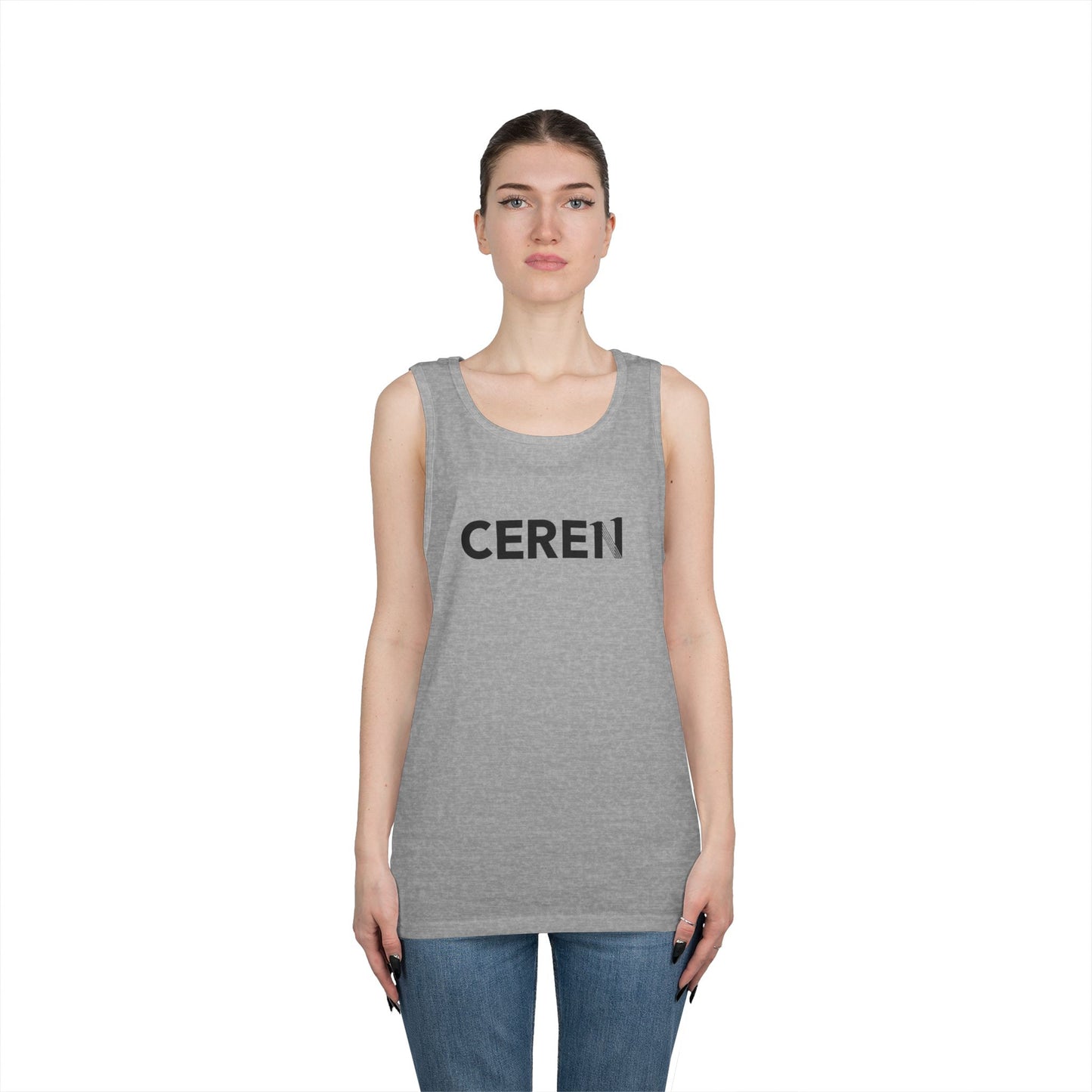 Ceren 11 - Graphic Tank Top, Cool Summer Shirt, Trendy Unisex Tank, Gift for Her, Casual Outfit
