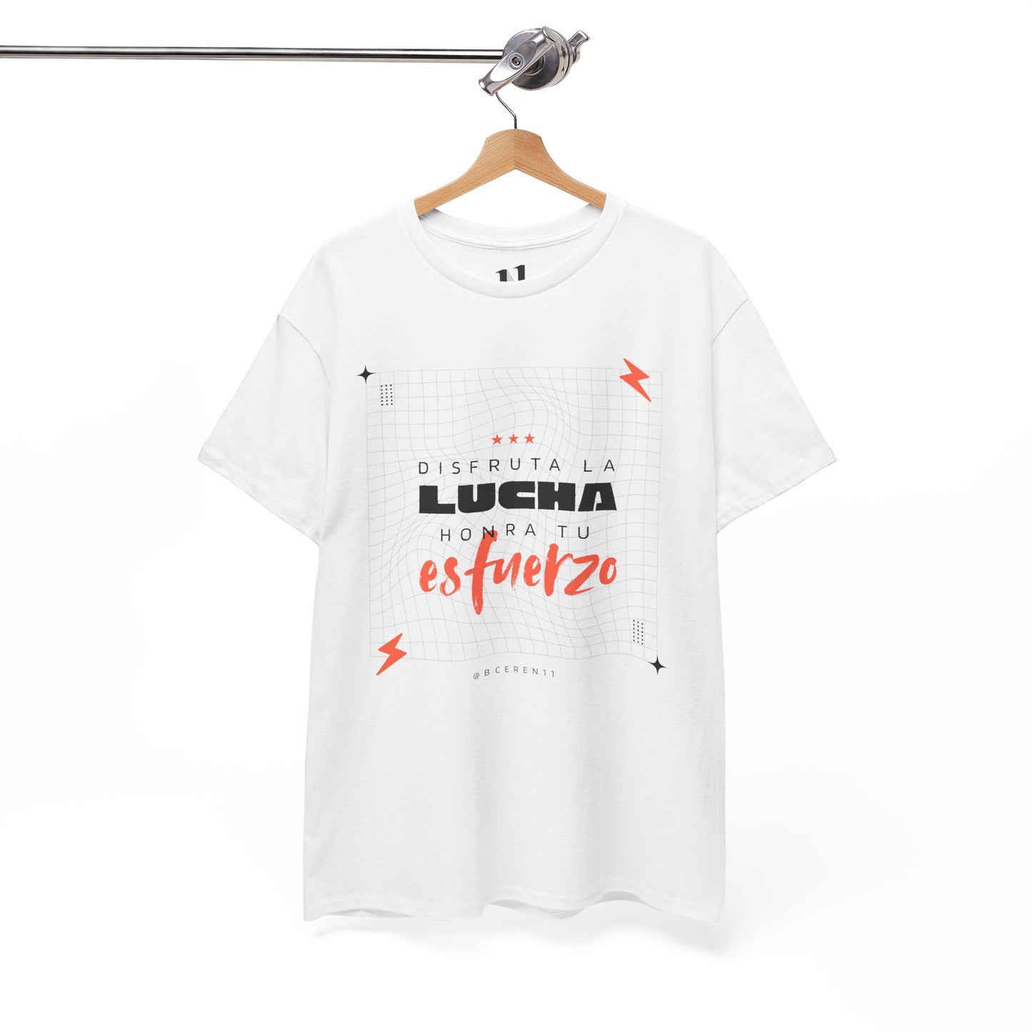 Disfruta la lucha - Motivational T-Shirt, Unisex Casual Wear, Gift for Fitness Enthusiasts