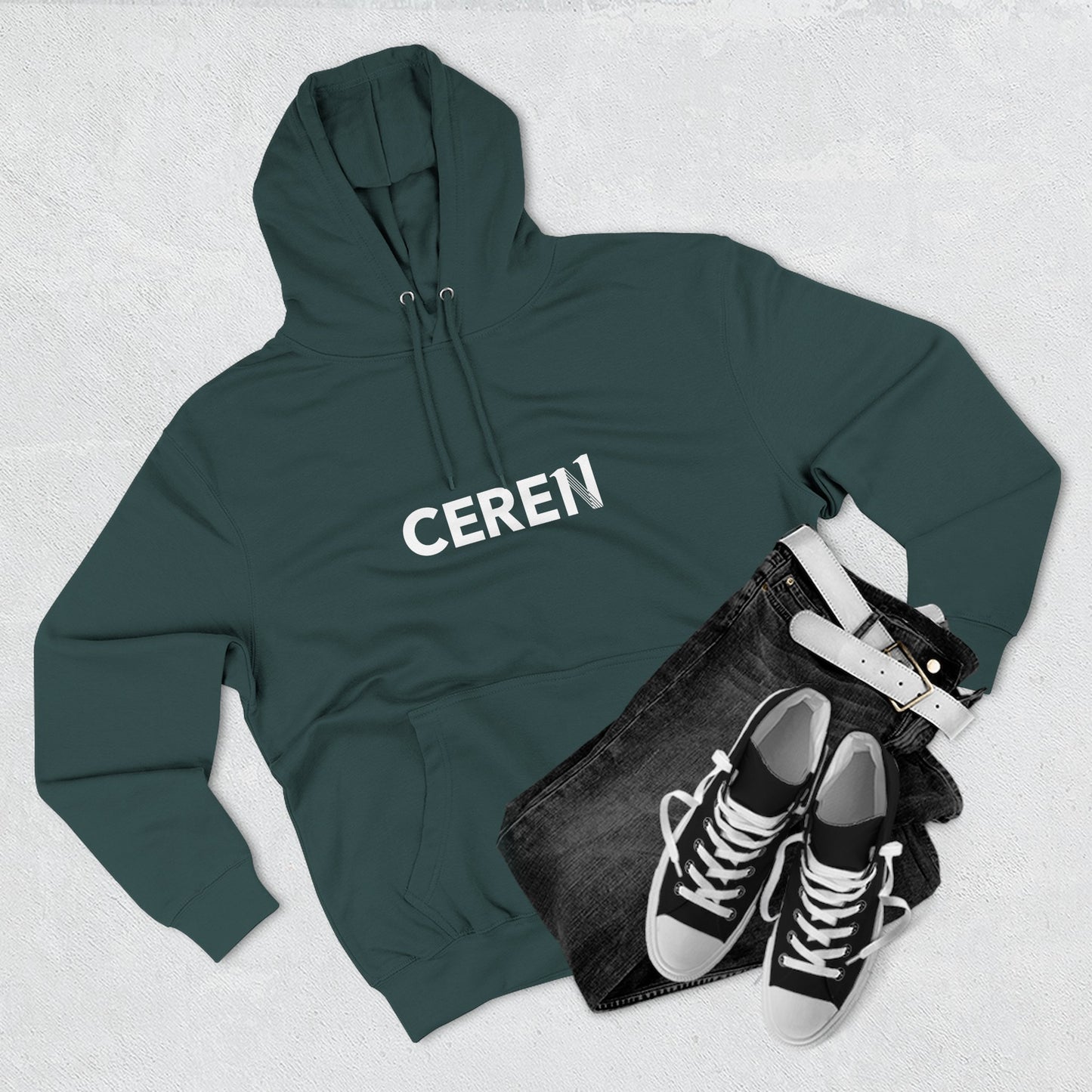 Pasión en todo - Ceren - Motivational Fleece Hoodie, Inspirational Hooded Sweatshirt, Perfect Gift for Students