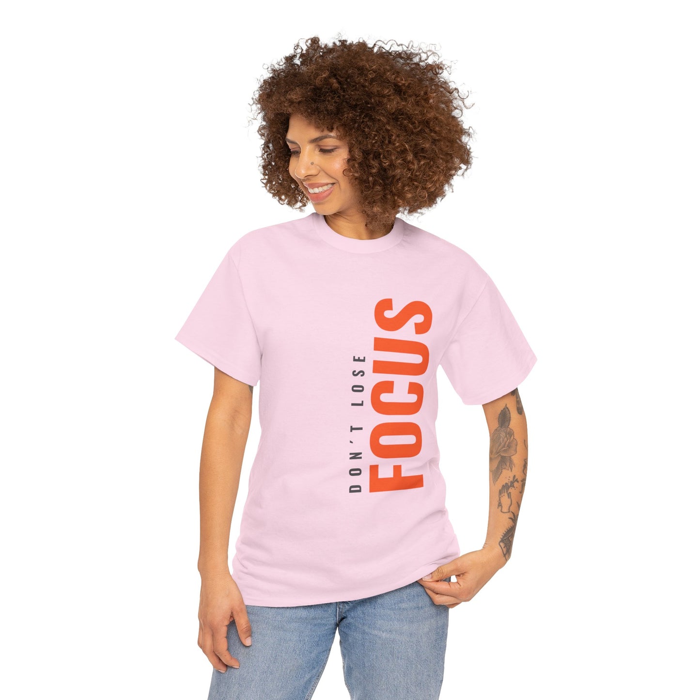 'Don't Lose Focus' Design - Motivational T-Shirt, Gift for Students, Fitness Enthusiasts, Mindfulness