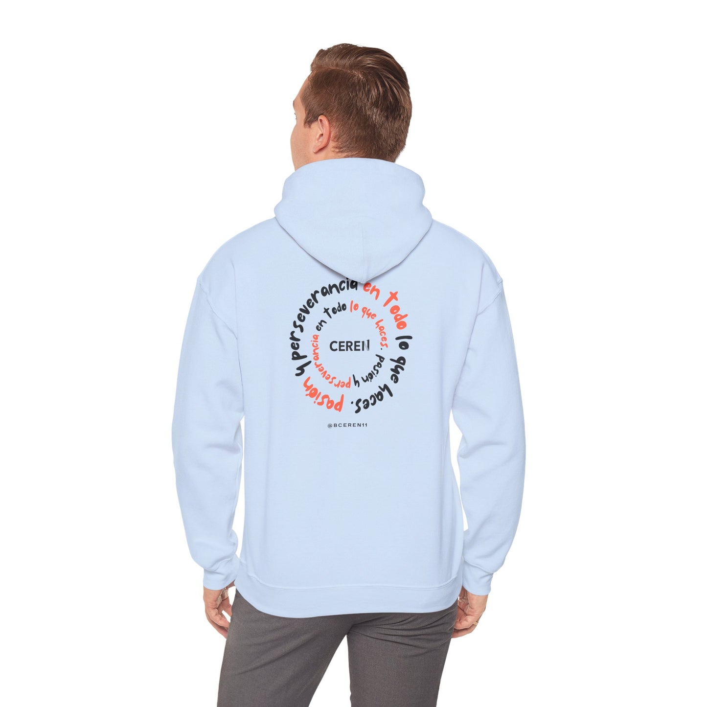 Ceren - Con pasión y disciplina - Motivational Hoodie - Unisex Heavy Blend Sweatshirt, Casual Wear, Inspirational Apparel