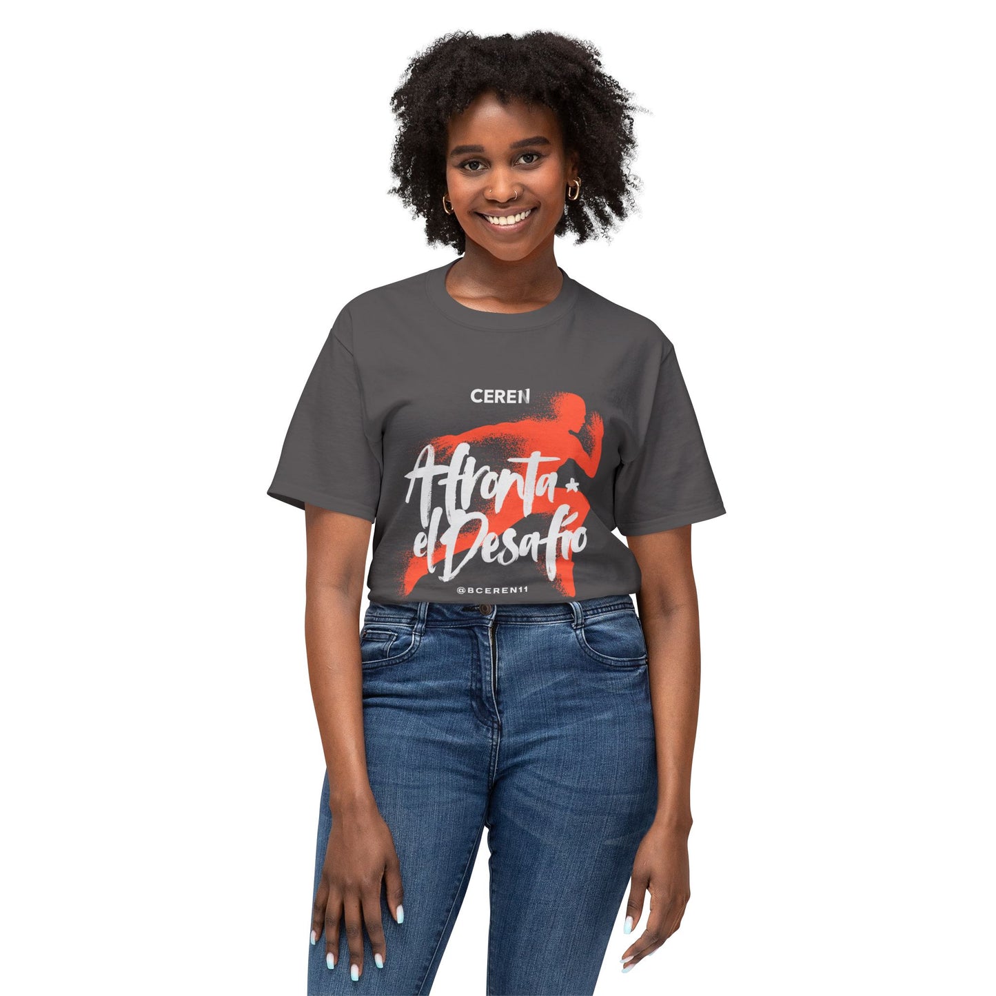 Afronta el desafío - CEREN11 - Unisex HD Cotton T-Shirt | Motivational Tee, Fitness Apparel, Gift for Athletes, Sportswear