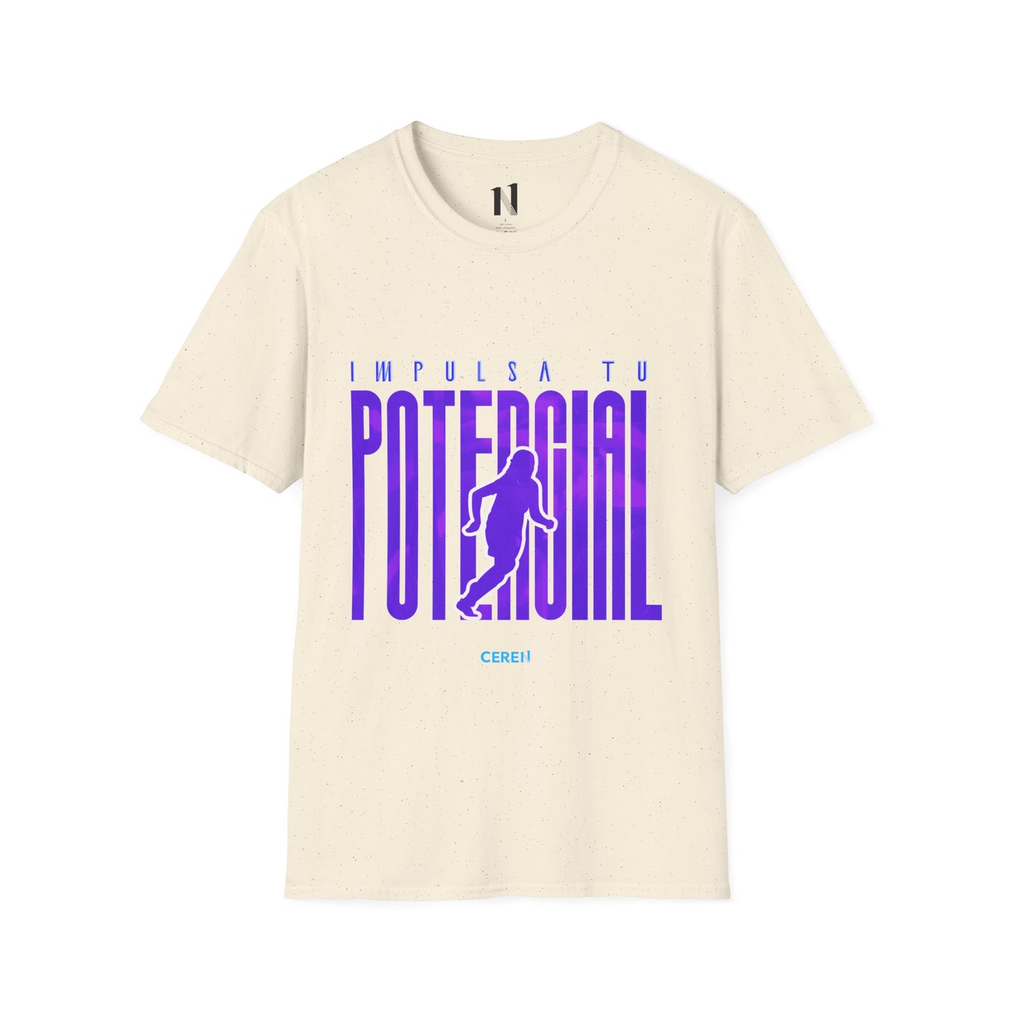 Impulsa tu potencial - T-Shirt, Unisex Softstyle Top, Motivational Tee