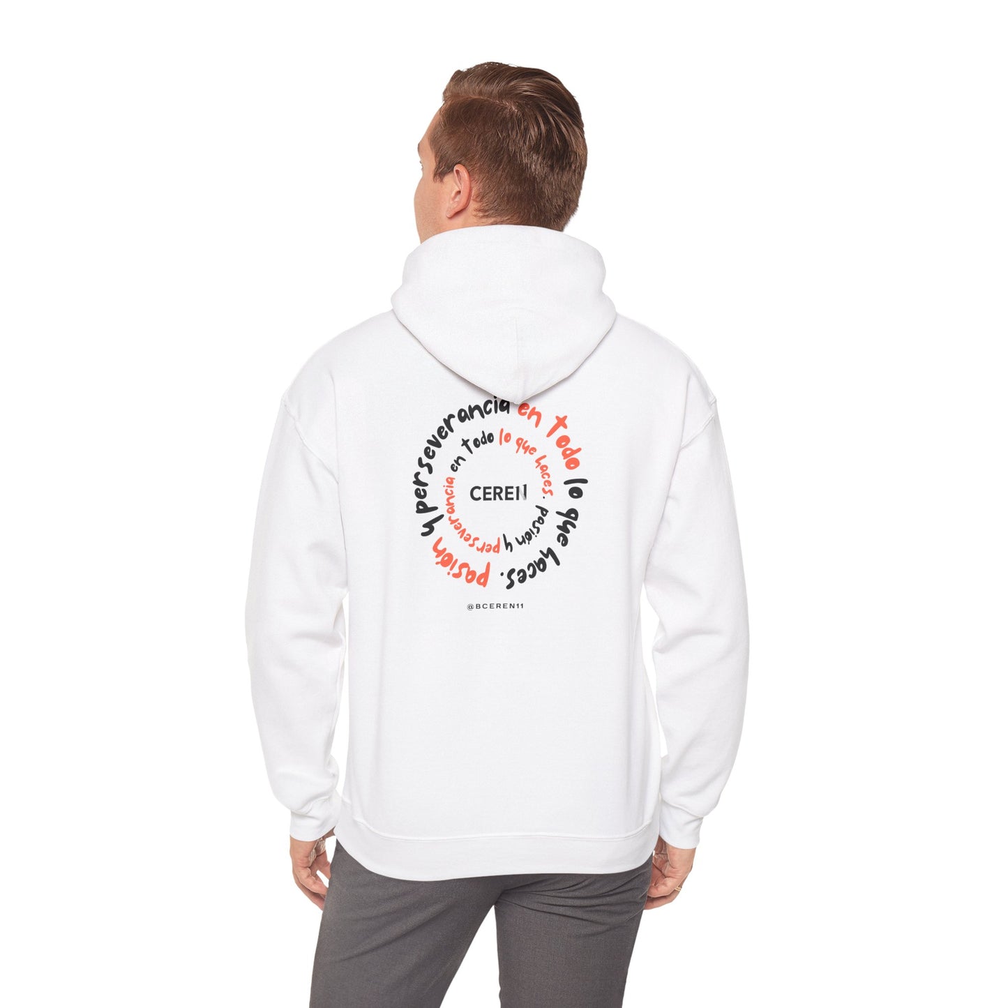 Ceren - Con pasión y disciplina - Motivational Hoodie - Unisex Heavy Blend Sweatshirt, Casual Wear, Inspirational Apparel