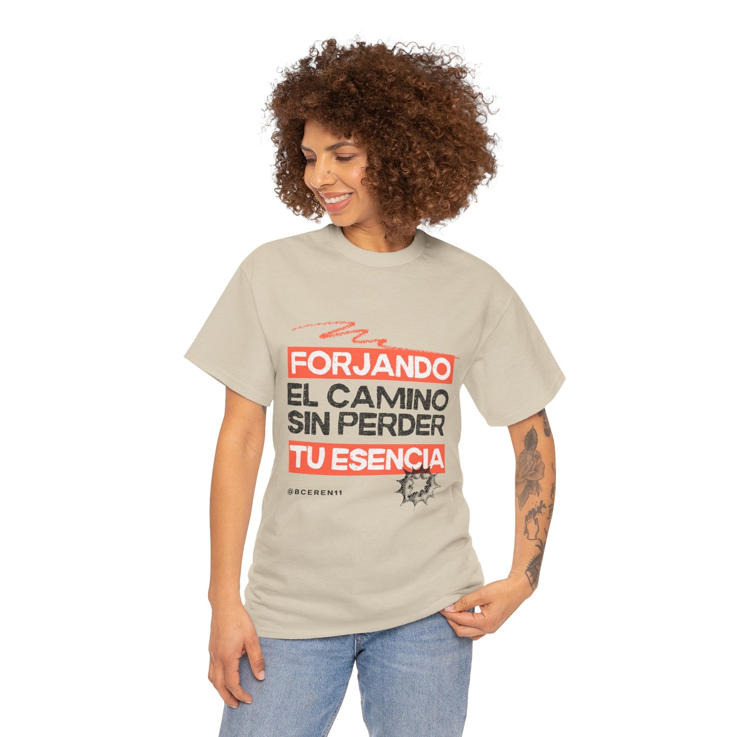 Esencia - Motivational Sports Tee - Spanish Inspirational Design