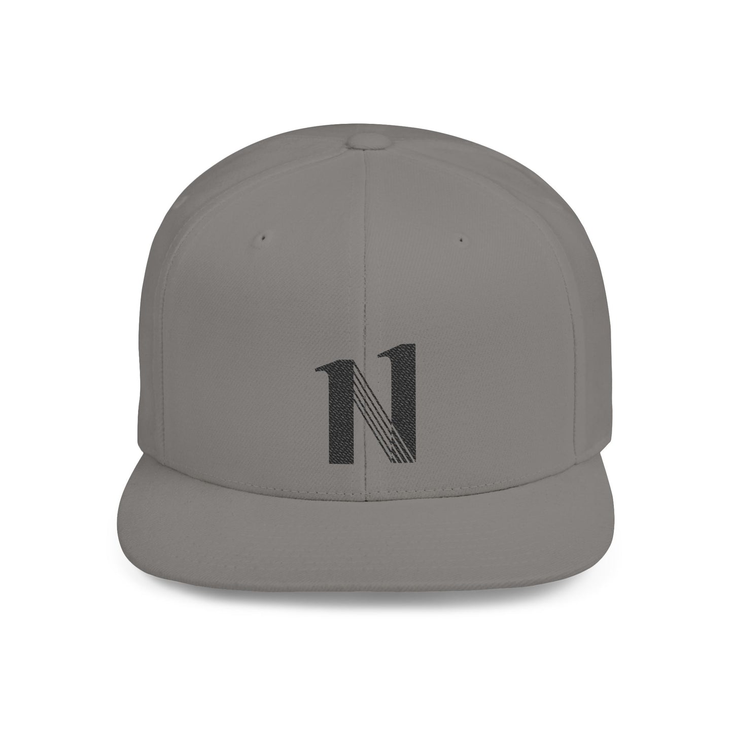 CEREN11 - Gorra bordada plana - Flat Bill Snapback Hat, Stylish White Cap with Letter Design, Gifts, Fashion Lovers