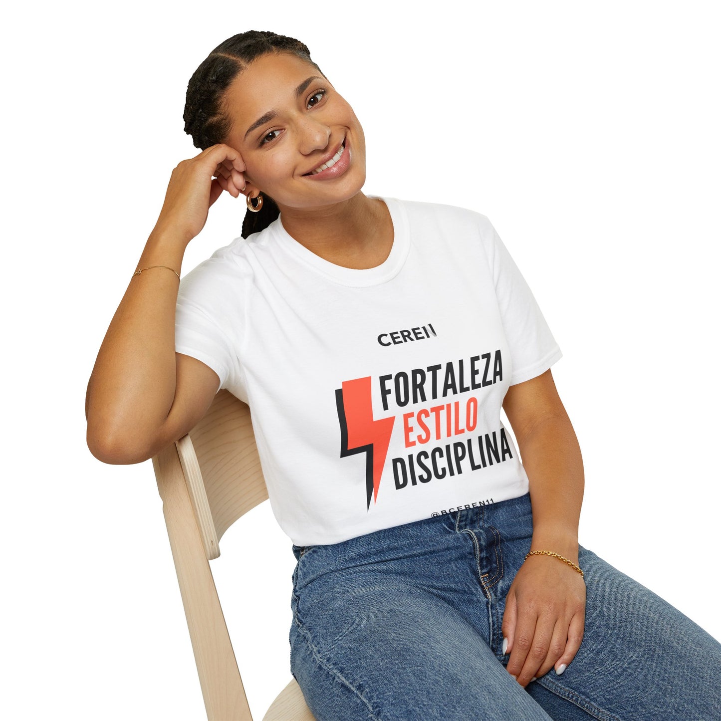 Fortaleza - T-Shirt - Unisex Softstyle Design, Motivation Shirt, Fitness Apparel