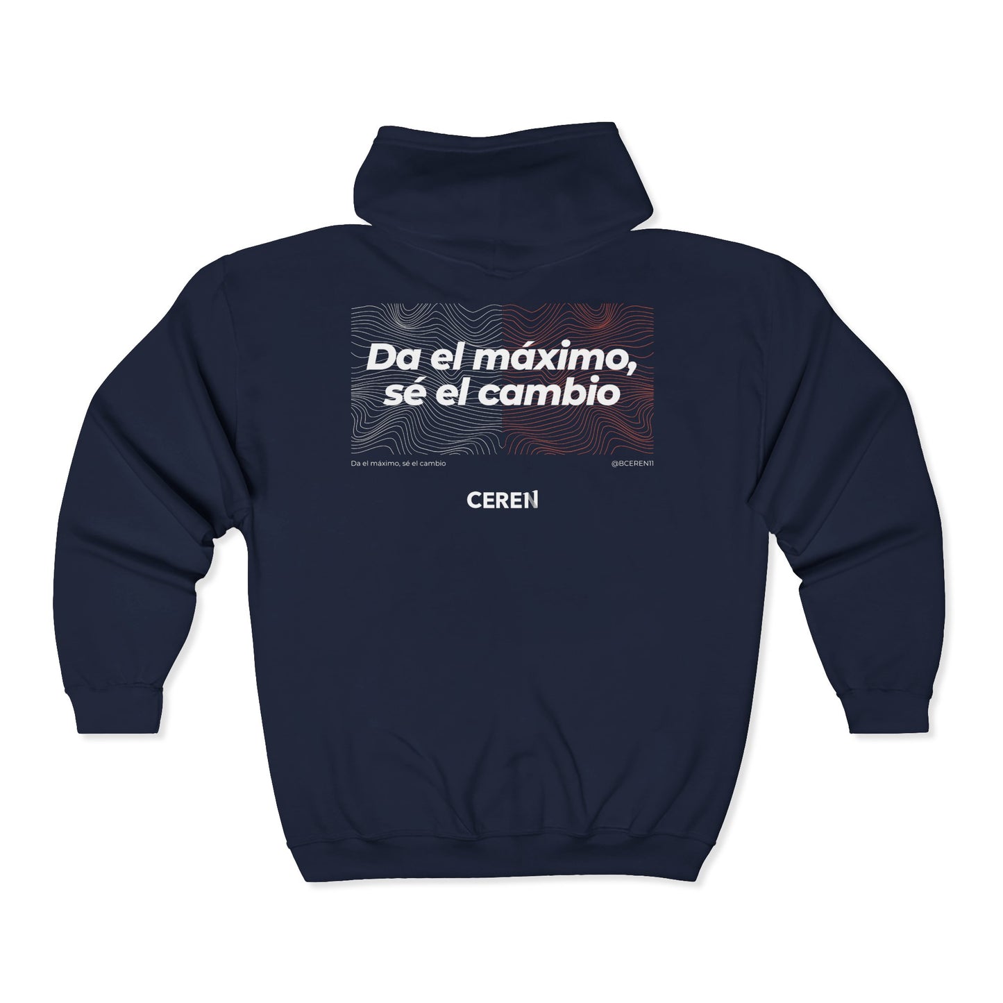 Da el máximo - Stylish Unisex Zip-Up Hoodie, Casual Wear, Perfect Gift for Friends