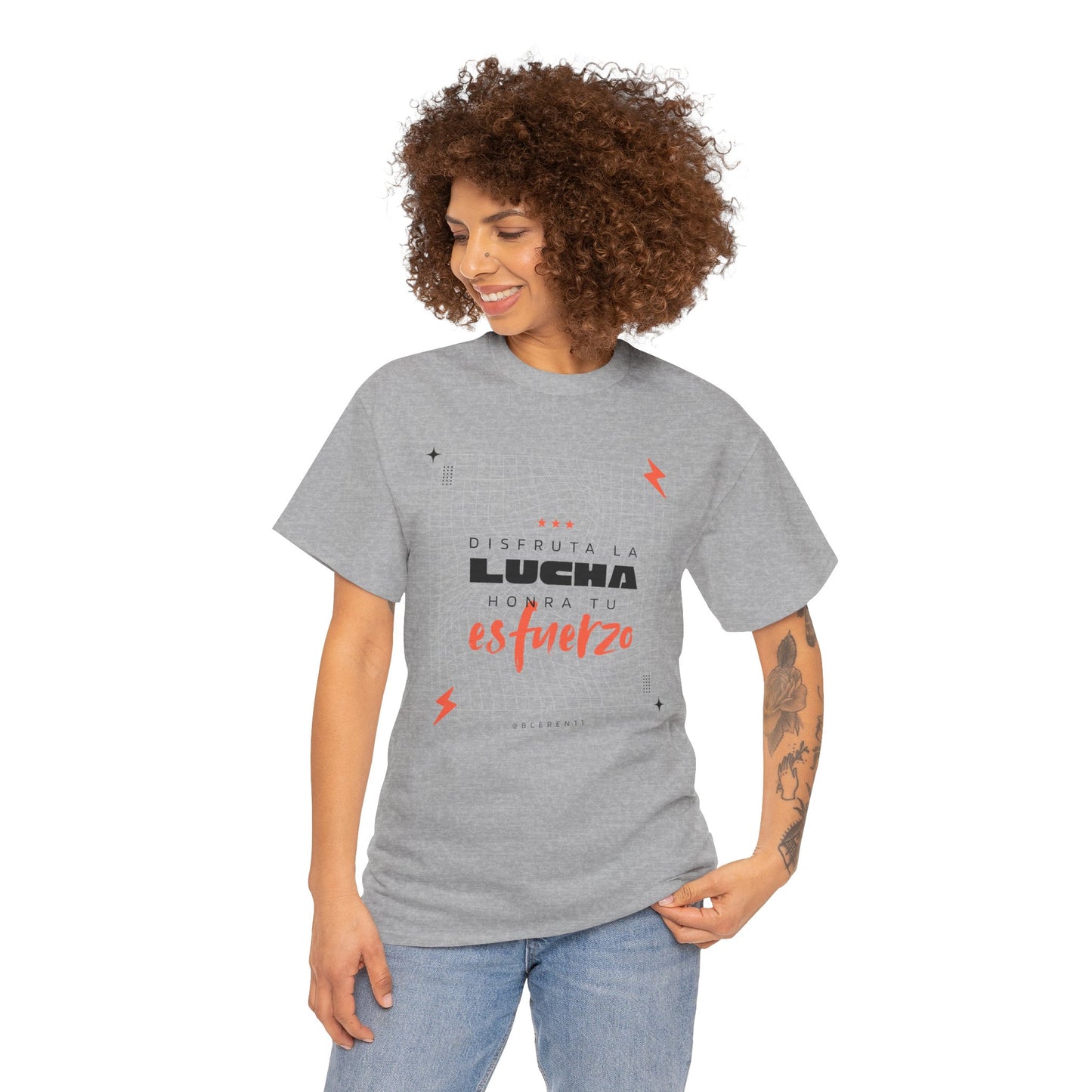 Disfruta la lucha - Motivational T-Shirt, Unisex Casual Wear, Gift for Fitness Enthusiasts