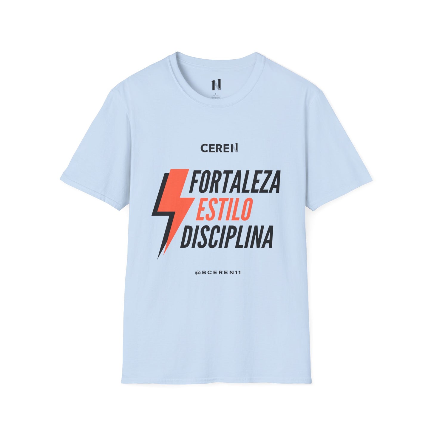 Fortaleza - T-Shirt - Unisex Softstyle Design, Motivation Shirt, Fitness Apparel
