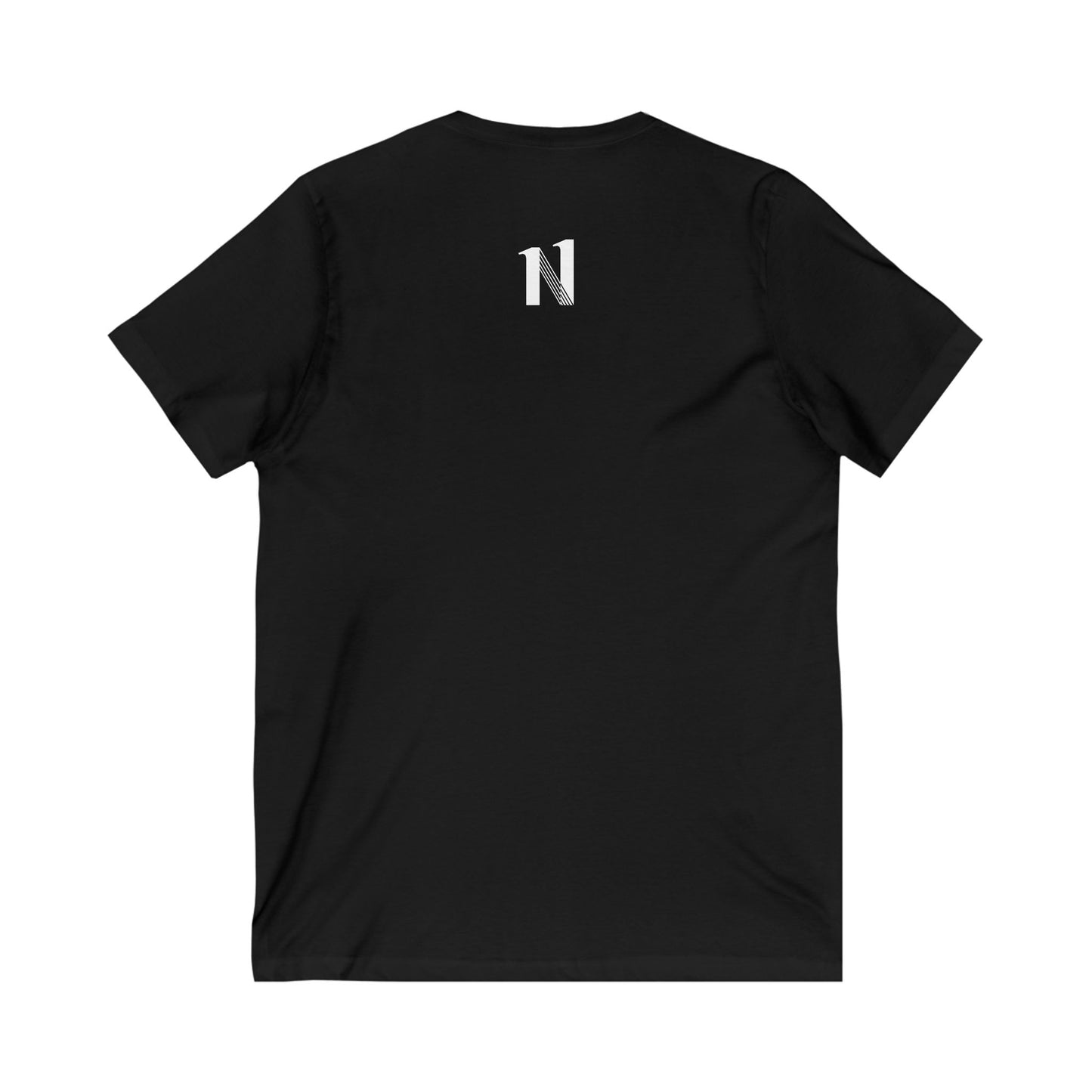 Work in Silence | Motivational V-Neck Tee - Casual Wear, Unisex, Inspirational Shirt, Relaxed Fit Tee