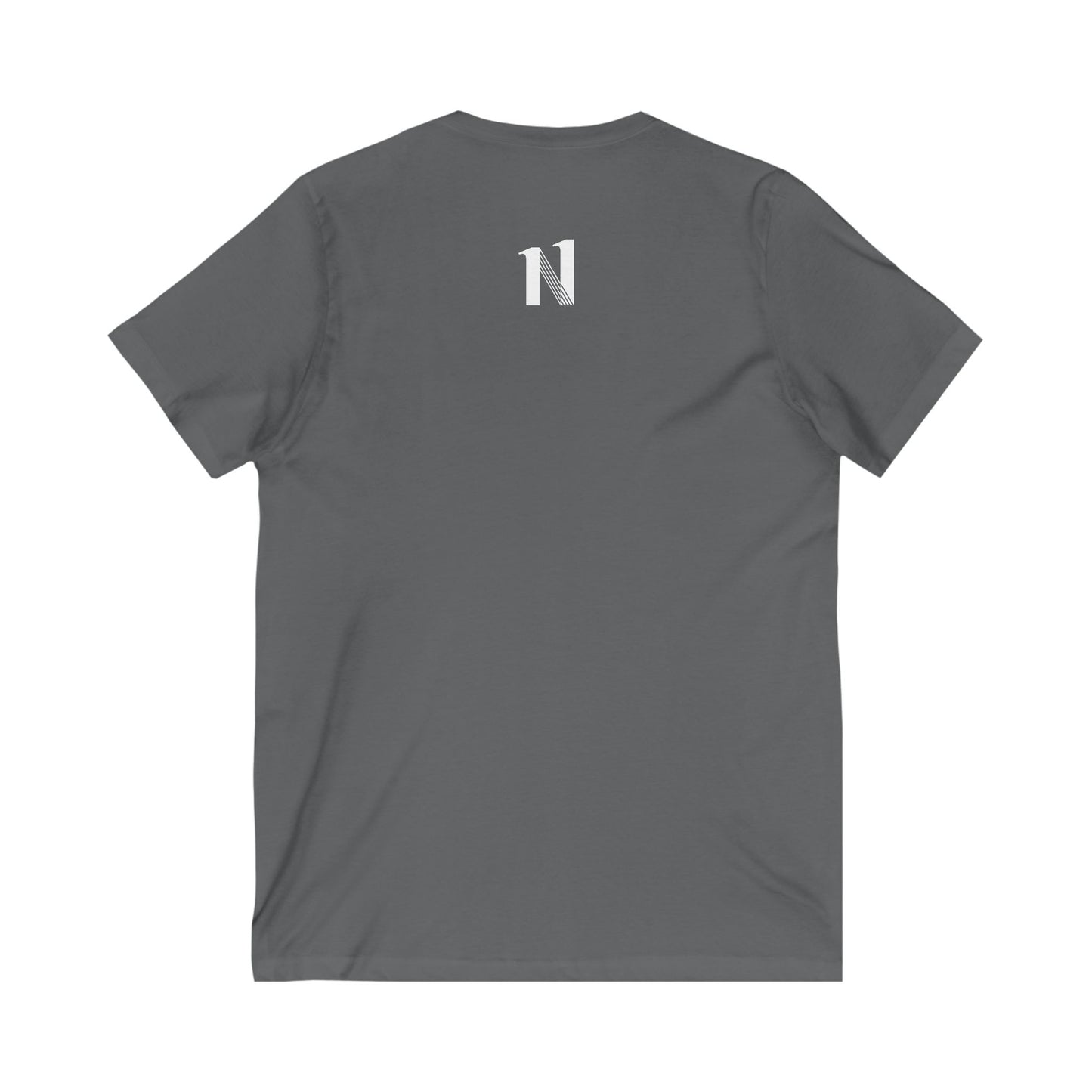 Work in Silence | Motivational V-Neck Tee - Casual Wear, Unisex, Inspirational Shirt, Relaxed Fit Tee