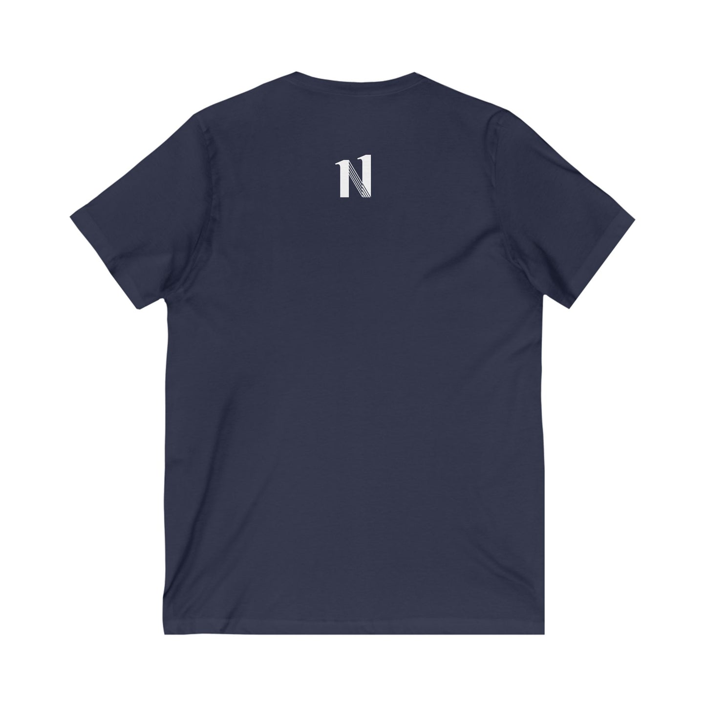 Work in Silence | Motivational V-Neck Tee - Casual Wear, Unisex, Inspirational Shirt, Relaxed Fit Tee