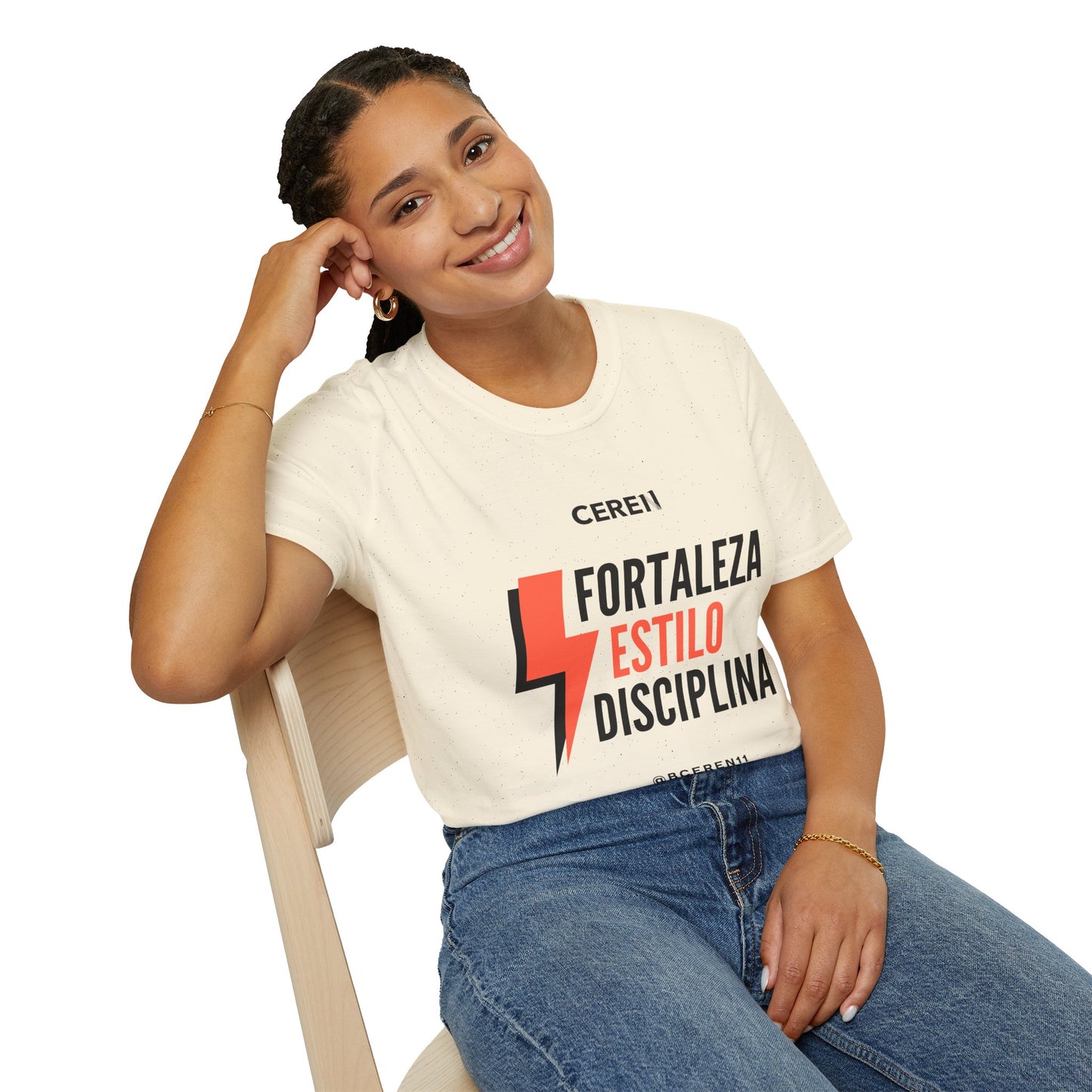 Fortaleza - T-Shirt - Unisex Softstyle Design, Motivation Shirt, Fitness Apparel