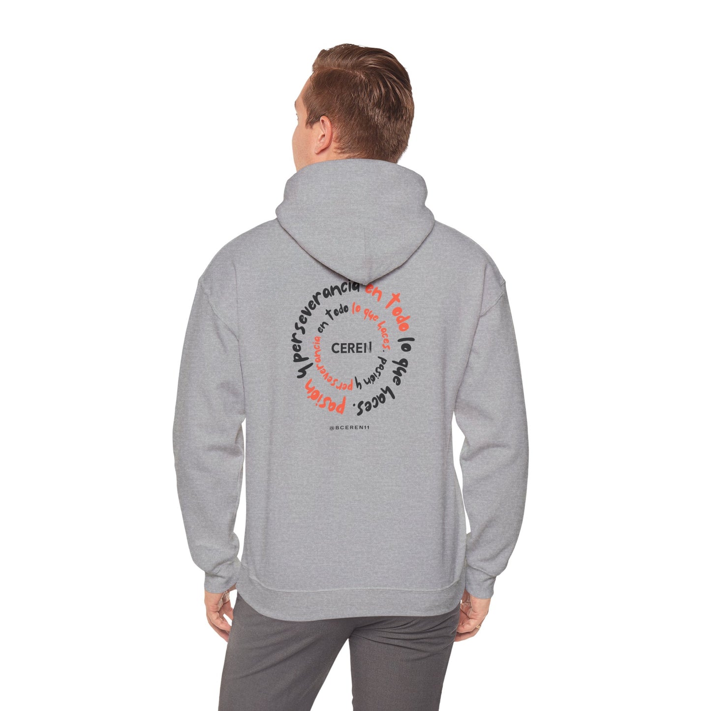 Ceren - Con pasión y disciplina - Motivational Hoodie - Unisex Heavy Blend Sweatshirt, Casual Wear, Inspirational Apparel