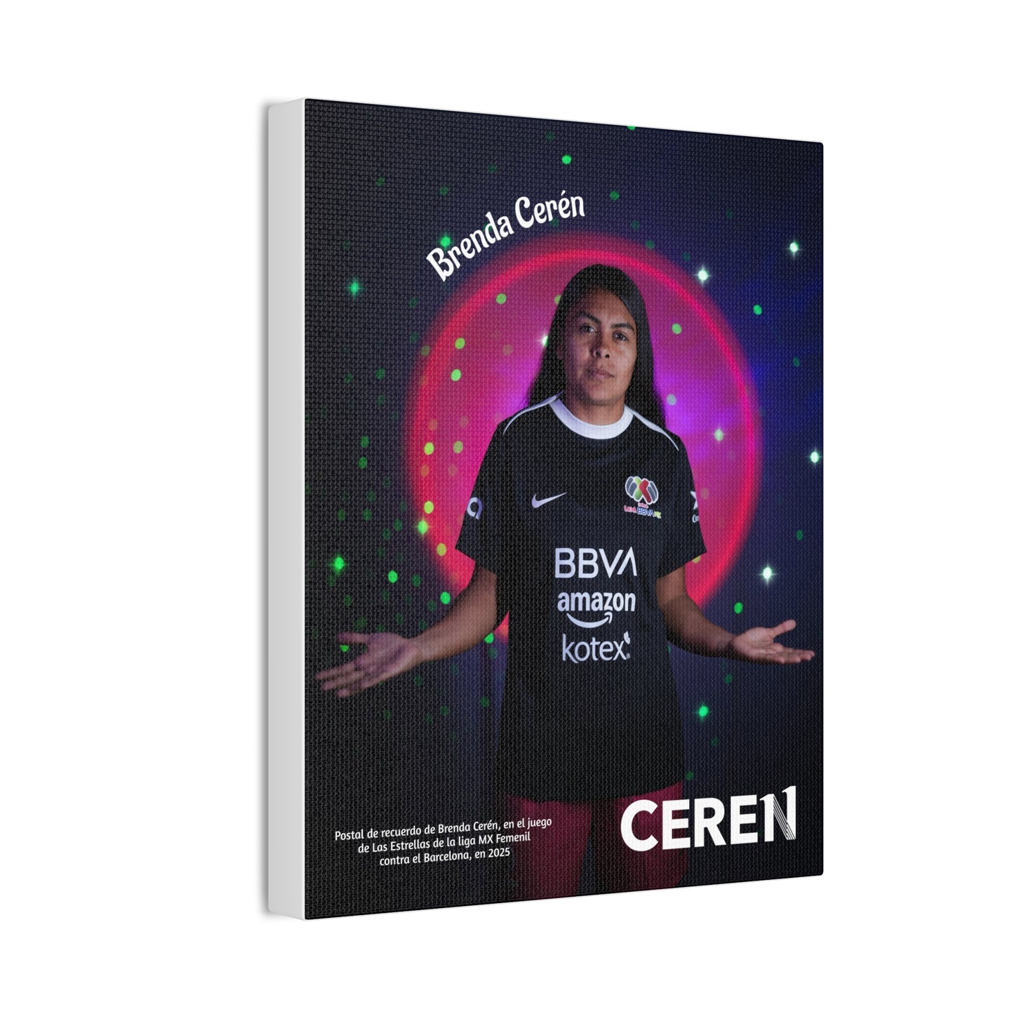 Juego de las Estrellas MX -  Cuadro de pared (Canva) Inspirational Canvas Art, Motivational Wall Decor, Soccer Fan Gift, Unique Artwork