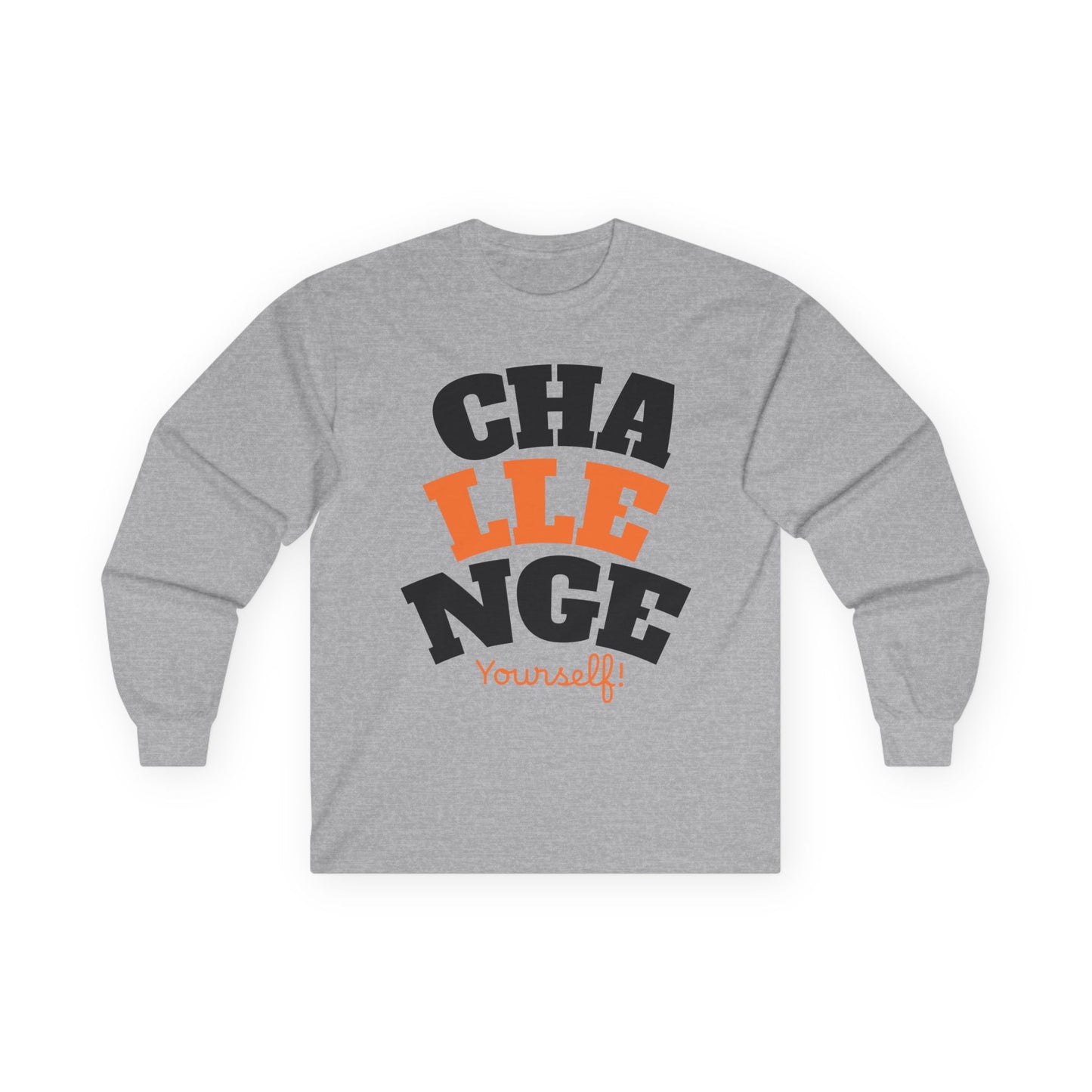 Change Yourself Tee - Unisex Ultra Cotton Long Sleeve Tee - Motivational Workout Shirt, Gift for Fitness Enthusiasts