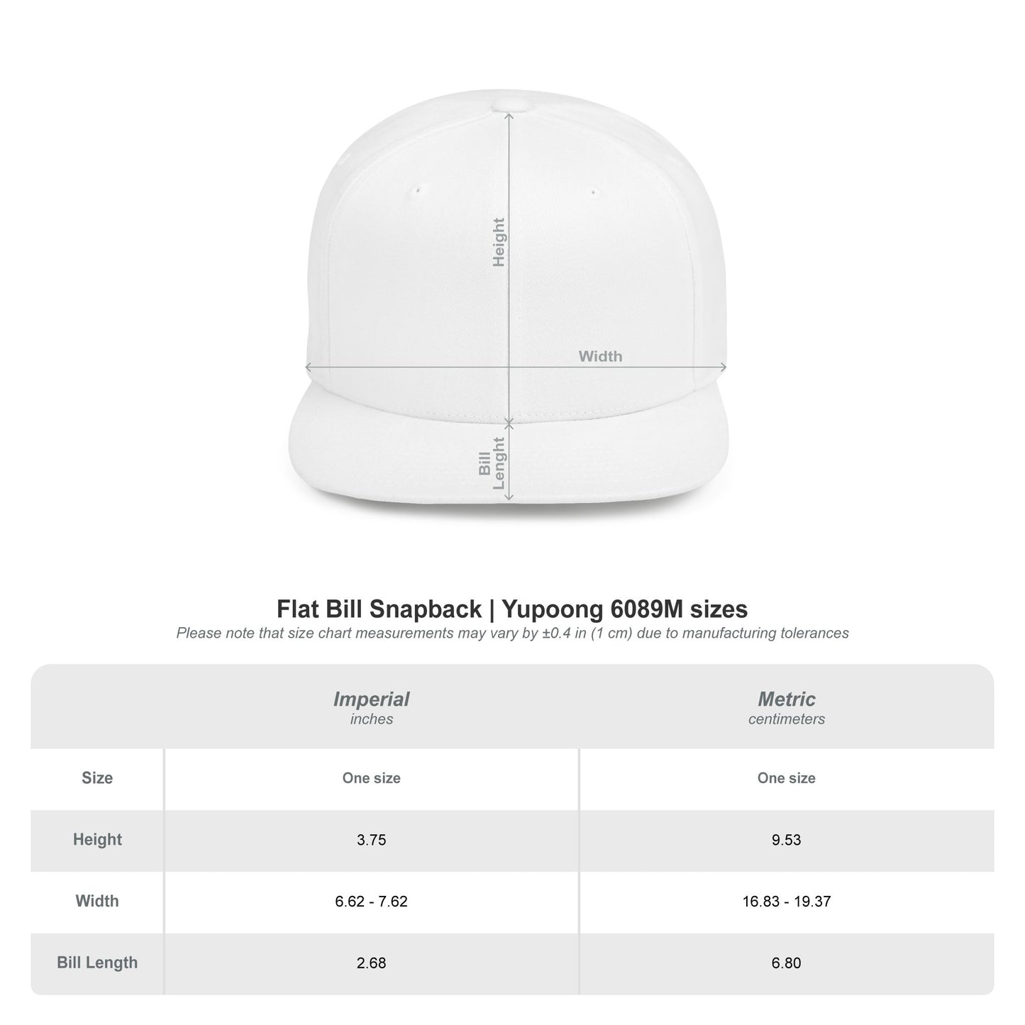 CEREN11 - Gorra bordada plana - Flat Bill Snapback Hat, Stylish White Cap with Letter Design, Gifts, Fashion Lovers