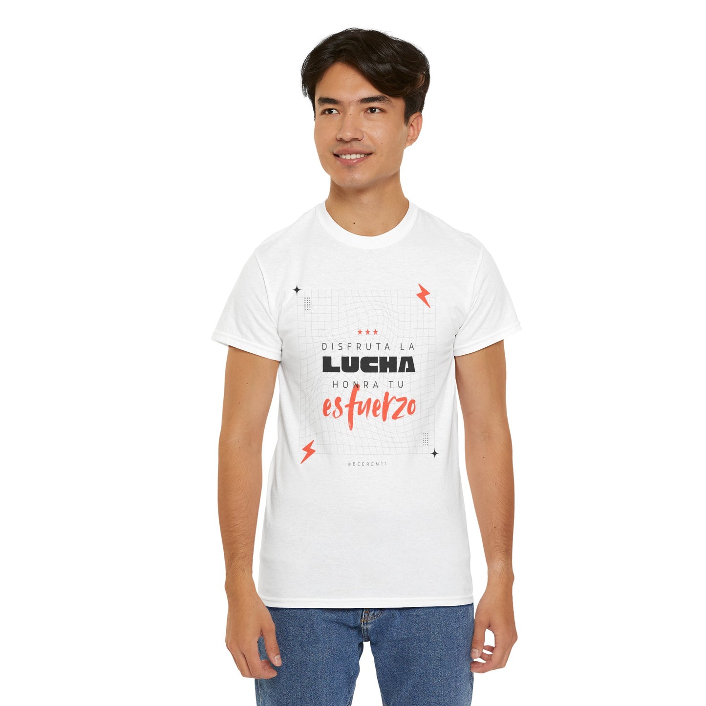 Disfruta la lucha - Motivational T-Shirt, Unisex Casual Wear, Gift for Fitness Enthusiasts