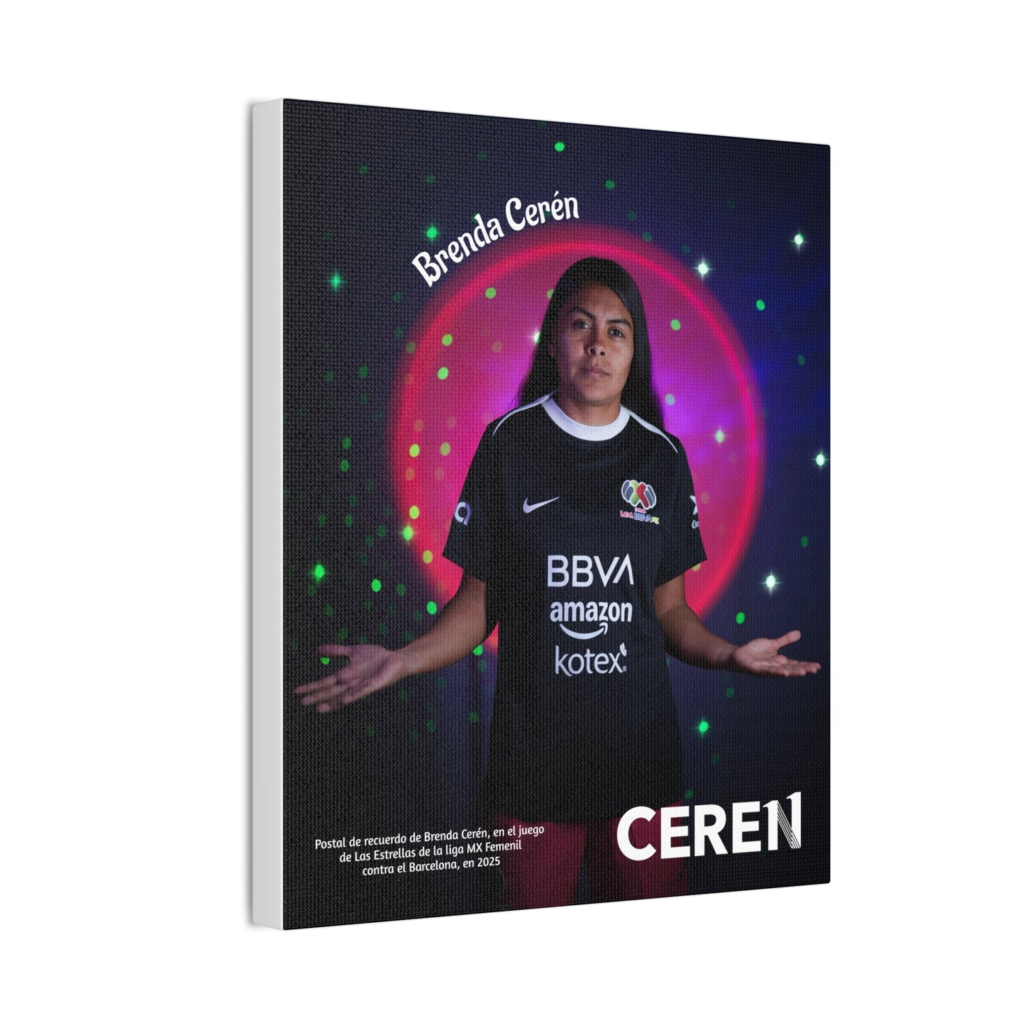 Juego de las Estrellas MX -  Cuadro de pared (Canva) Inspirational Canvas Art, Motivational Wall Decor, Soccer Fan Gift, Unique Artwork