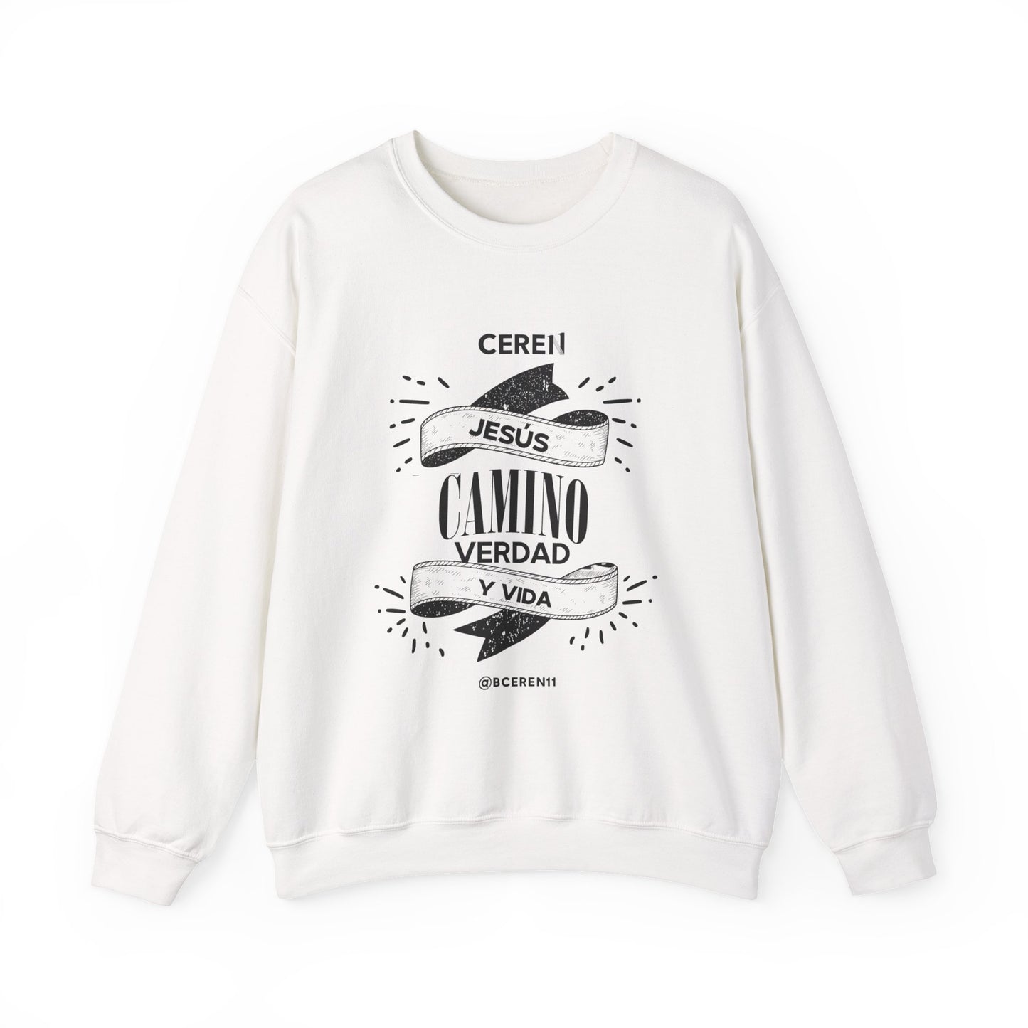 Jesús el Camino - Sweatshirt — Jesús: Cereni Faith Crewneck