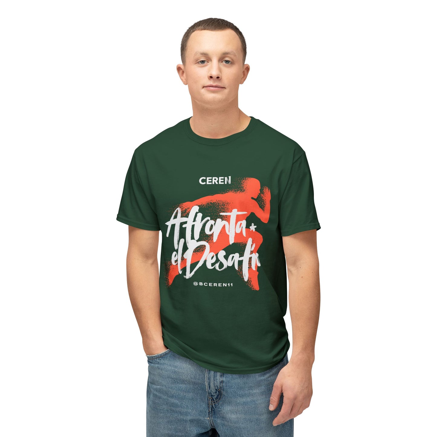 Afronta el desafío - CEREN11 - Unisex HD Cotton T-Shirt | Motivational Tee, Fitness Apparel, Gift for Athletes, Sportswear