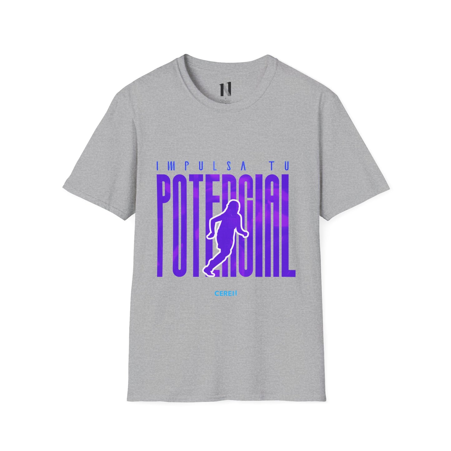 Impulsa tu potencial - T-Shirt, Unisex Softstyle Top, Motivational Tee