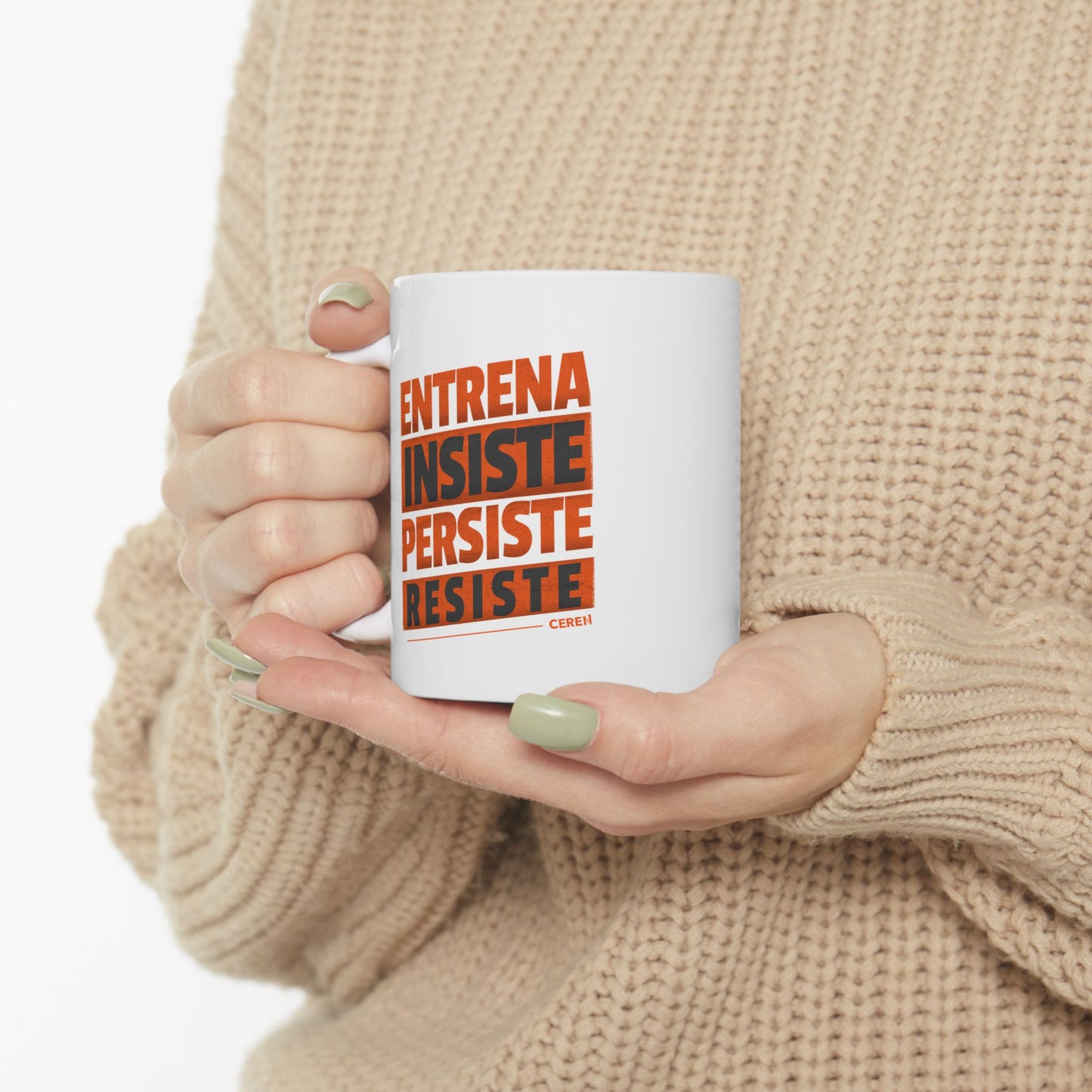 Entrena - Resiste - Taza para que disfrutes de tu café - Inspirational mug