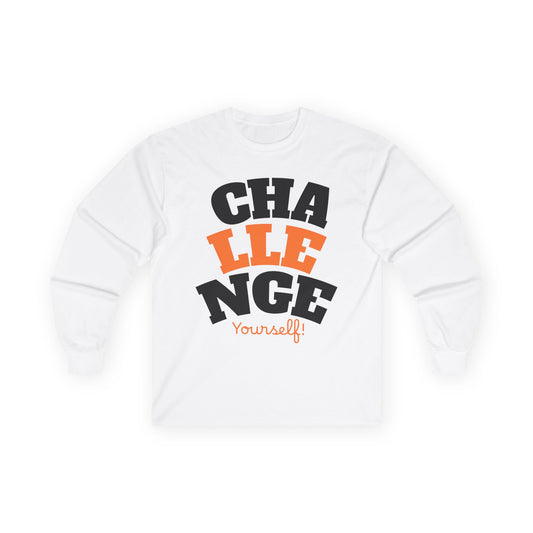 Change Yourself Tee - Unisex Ultra Cotton Long Sleeve Tee - Motivational Workout Shirt, Gift for Fitness Enthusiasts