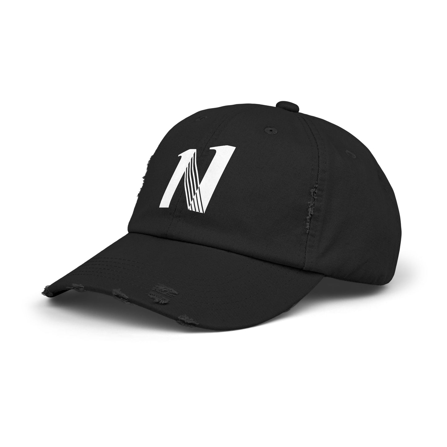 11 Gorra - Unisex Distressed Cap with Bold Lettering | Casual Accessory, Gift for Him/Her, Everyday Wear, Trendy Headwear