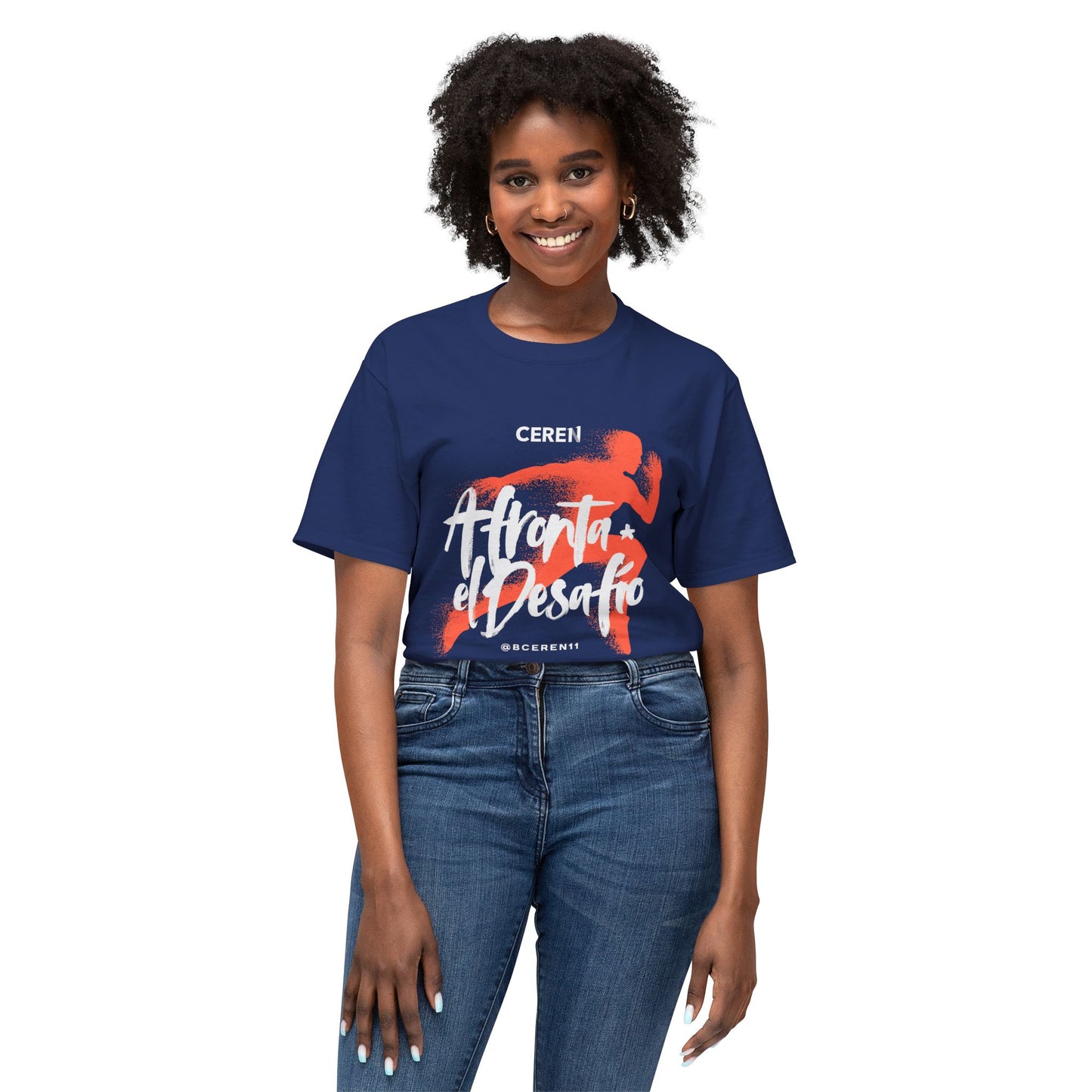 Afronta el desafío - CEREN11 - Unisex HD Cotton T-Shirt | Motivational Tee, Fitness Apparel, Gift for Athletes, Sportswear