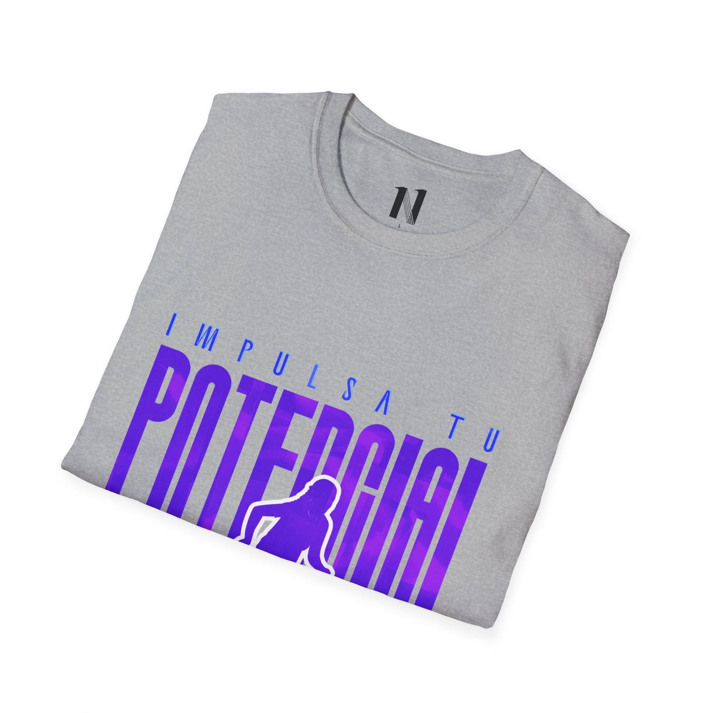 Impulsa tu potencial - T-Shirt, Unisex Softstyle Top, Motivational Tee